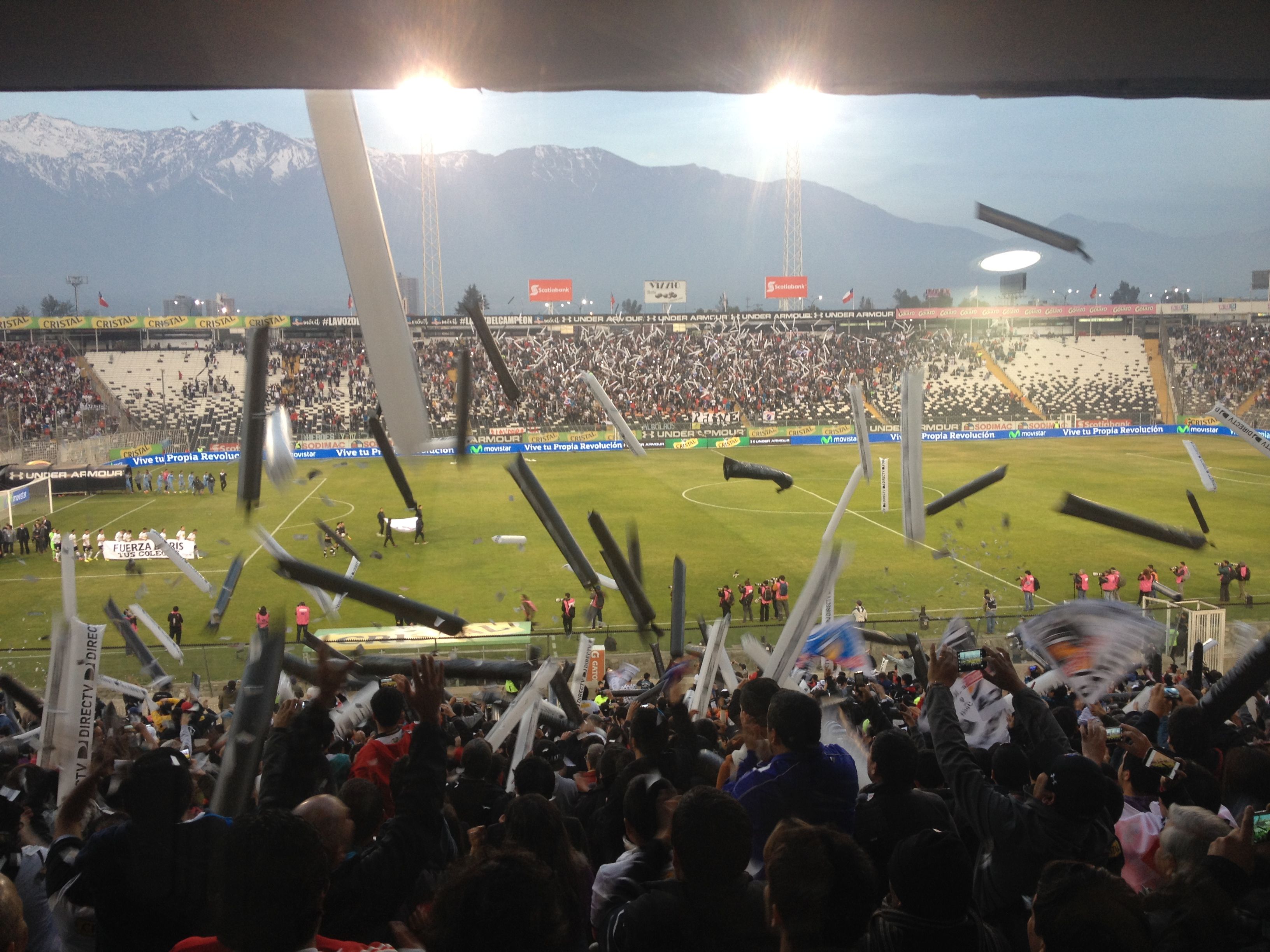 El estadio Monumental de Colo Colo.
