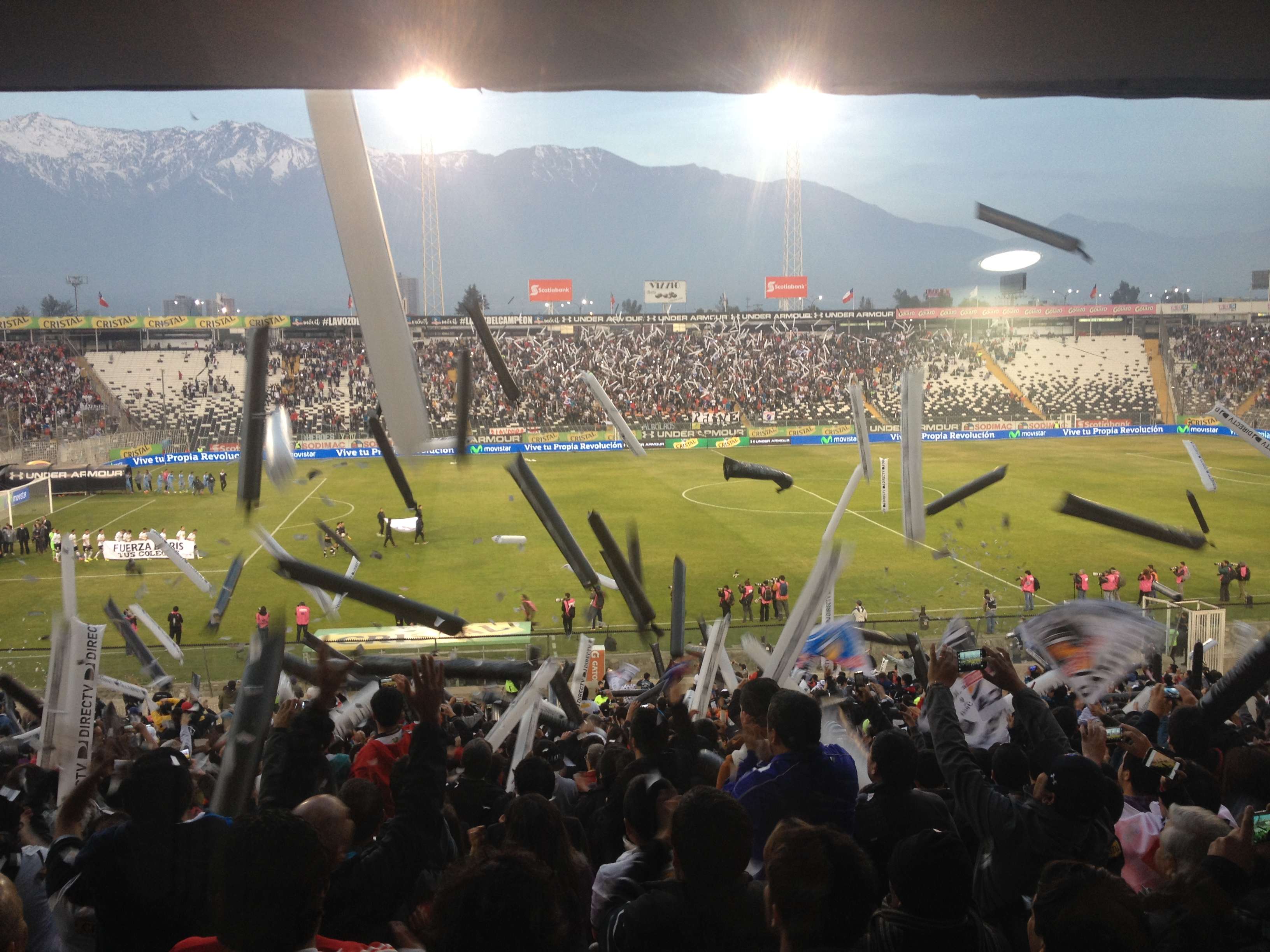 El estadio Monumental de Colo Colo.