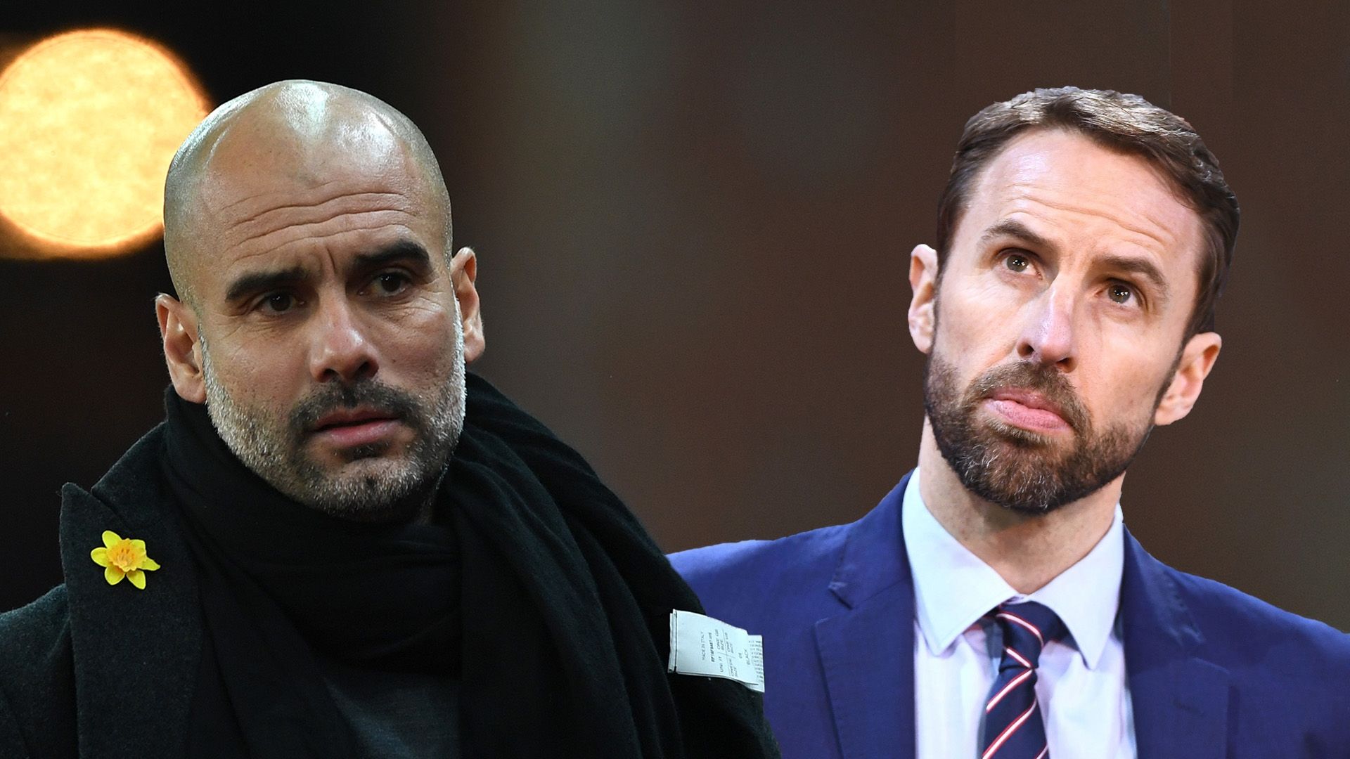 Pep Guardiola Gareth Southgate composite