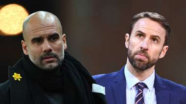 Pep Guardiola Gareth Southgate composite