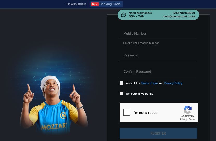 MozzartBet Registration