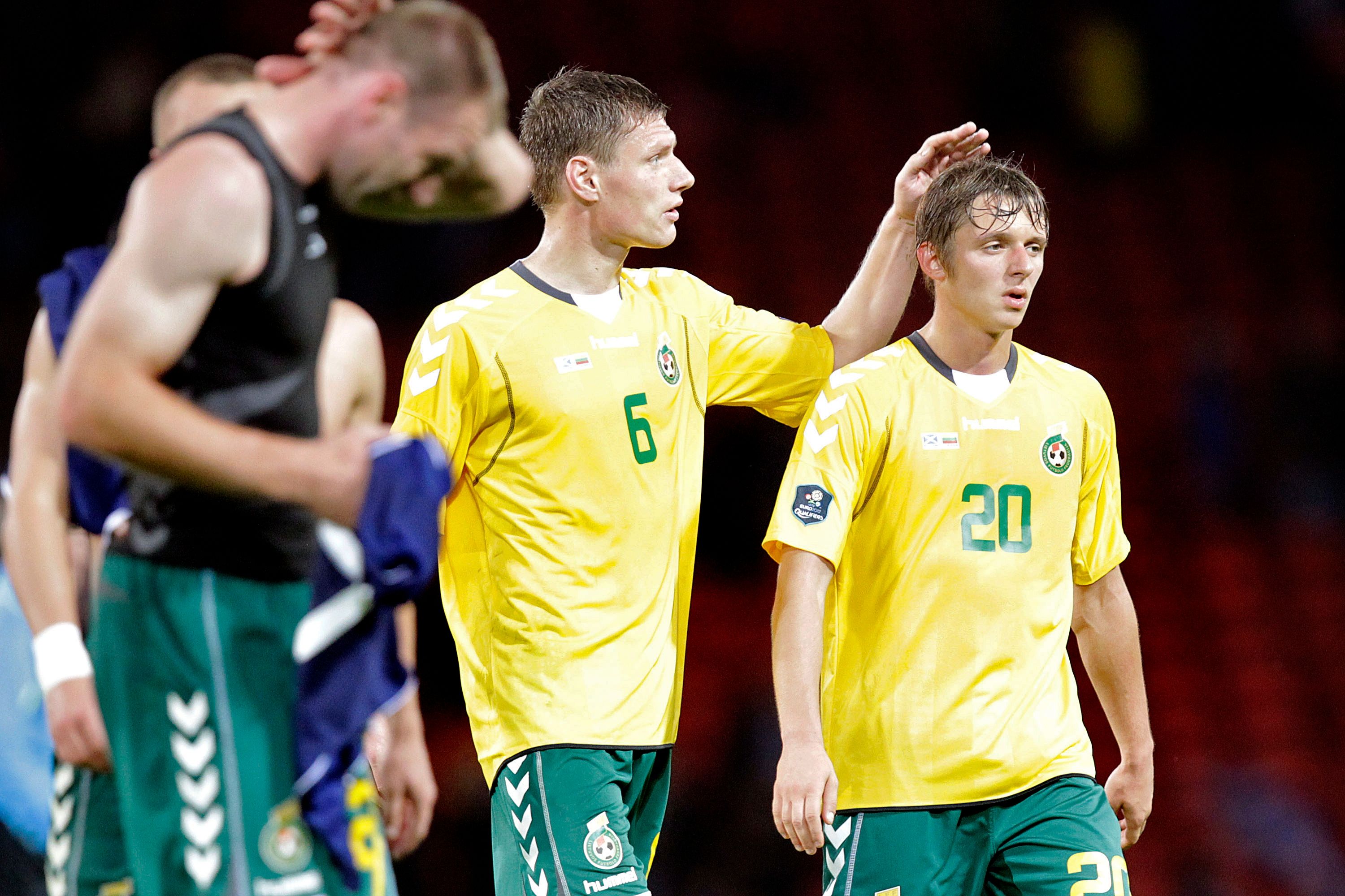 Marius Zaliukas with Lithuania