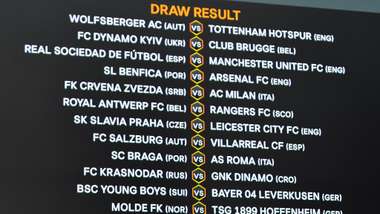 Kết quả bốc thăm vòng 1/16 Europa League