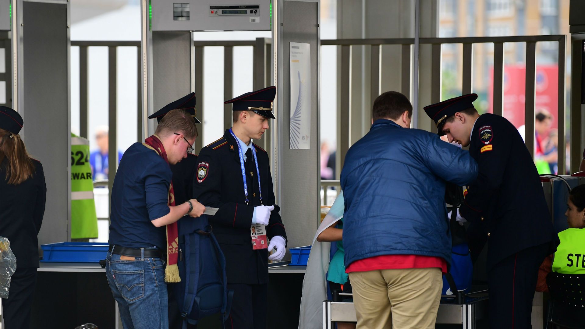 Seguridad estadios Rusia