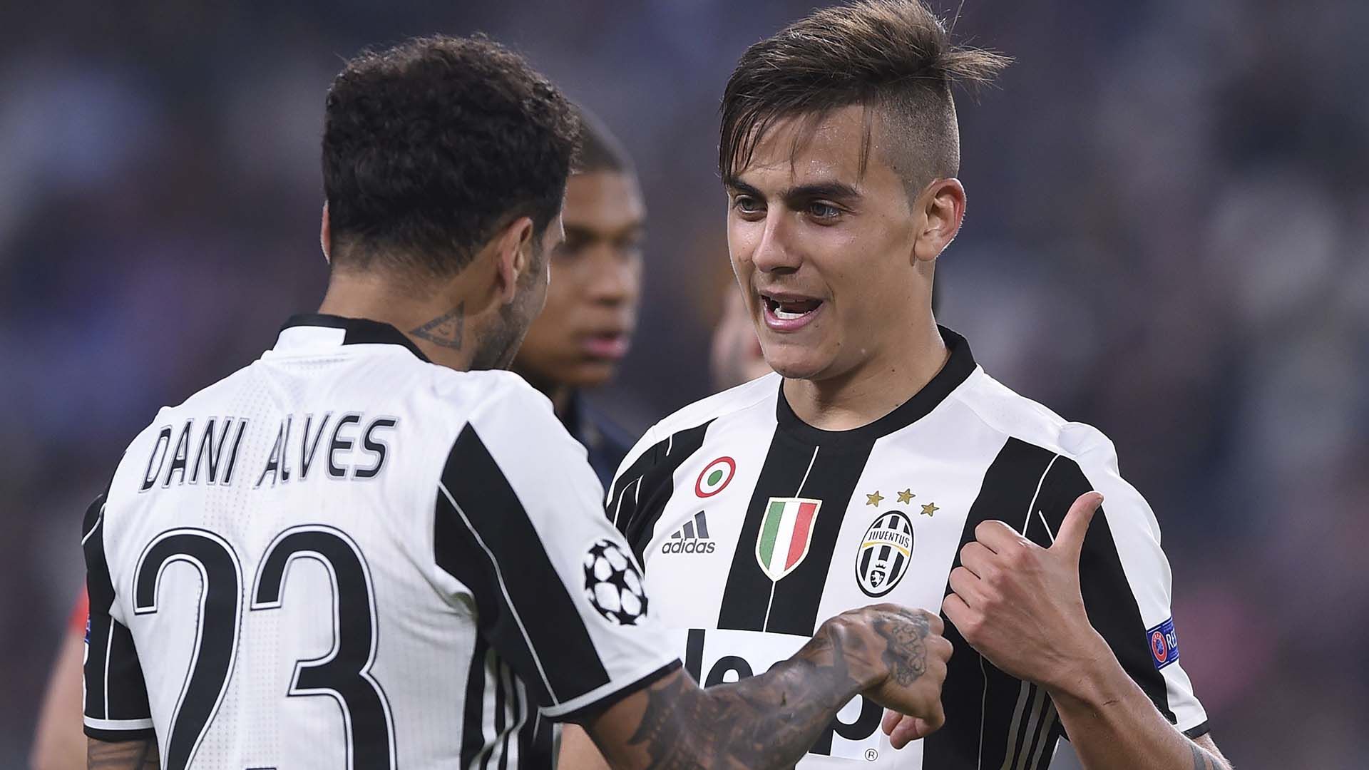 Daniel Alves Paulo Dybala Juventus Monaco UEFA Champions League 09052017