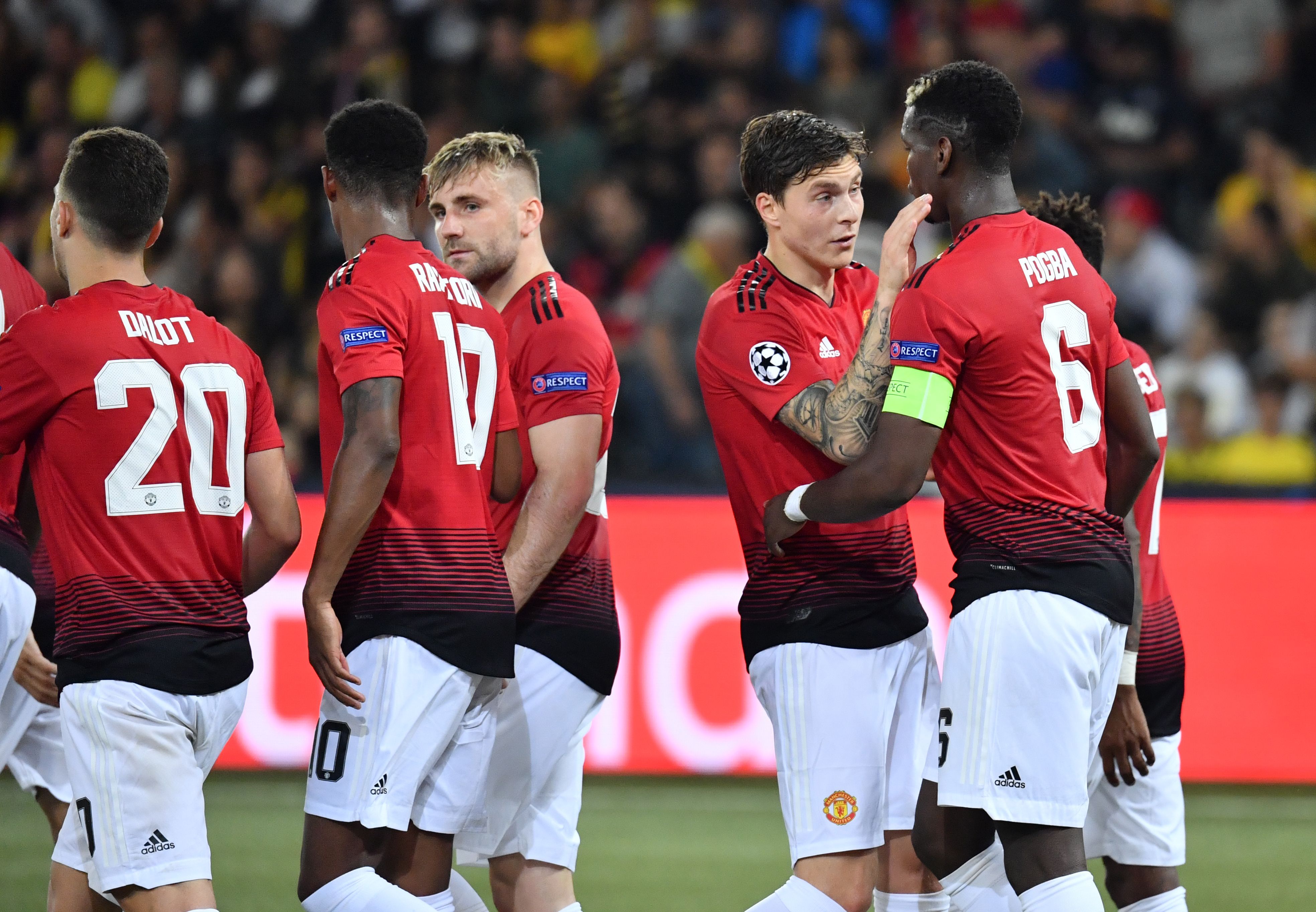 Young Boys Manchester United Champions League 19092018