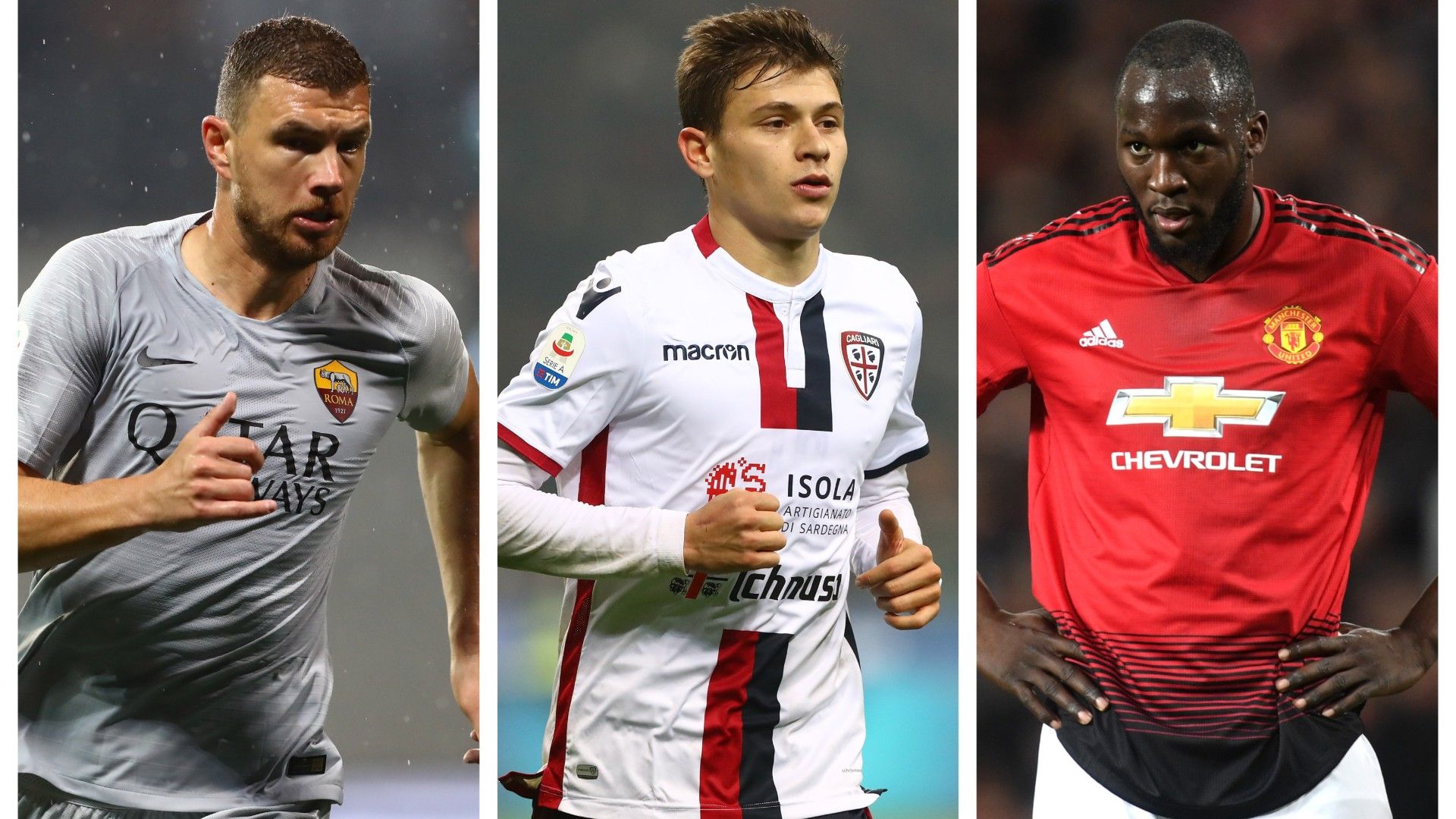 Dzeko Barella Lukaku - Inter