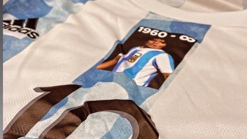 parche Maradona Argentina Chile Eliminatorias 03062021