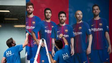 Neymar poster Camp Nou