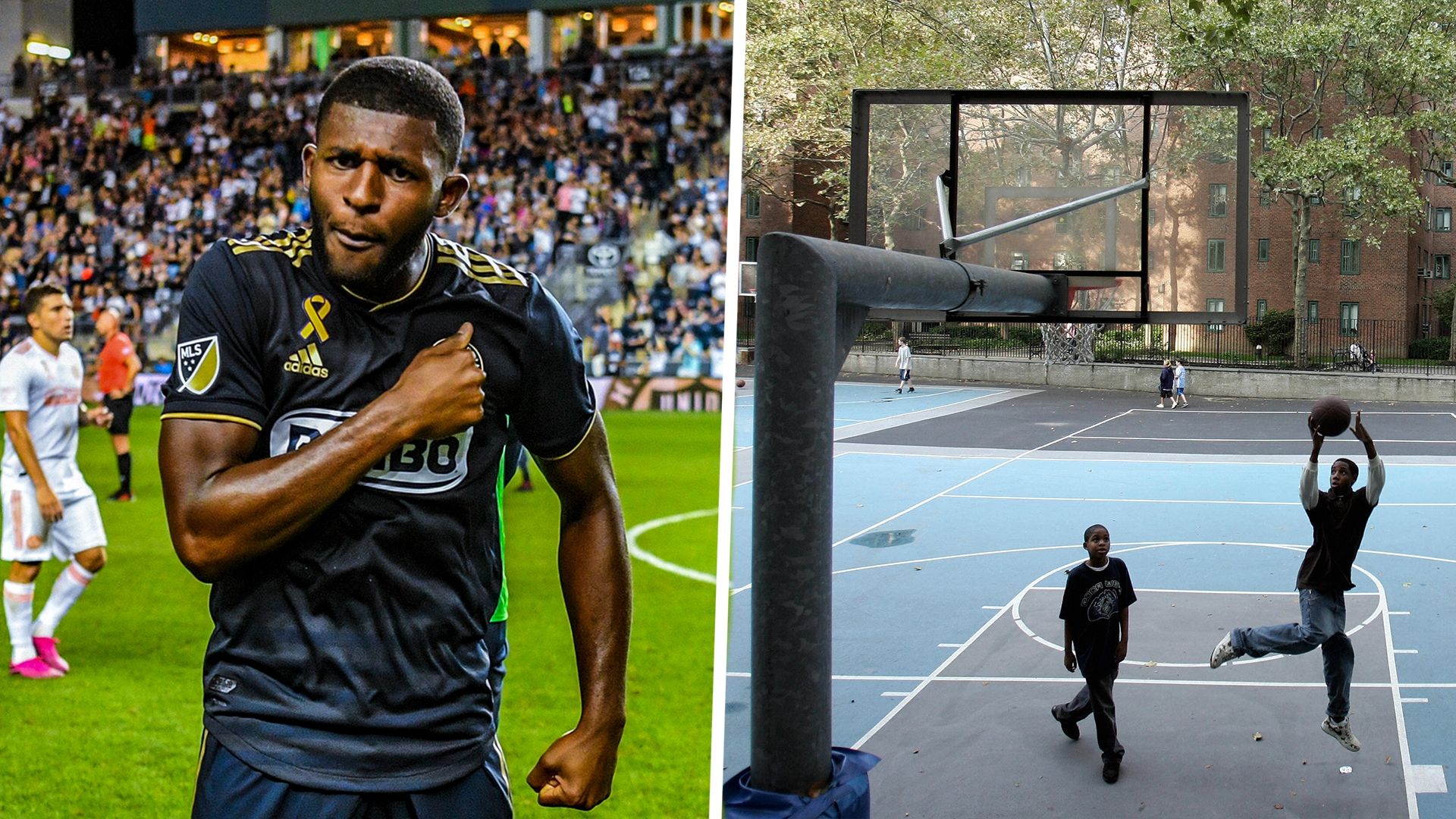 Mark McKenzie basketball split