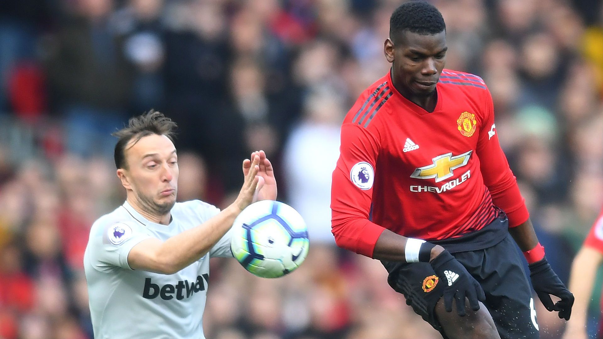 Paul Pogba Manchester United Mark Noble West Ham