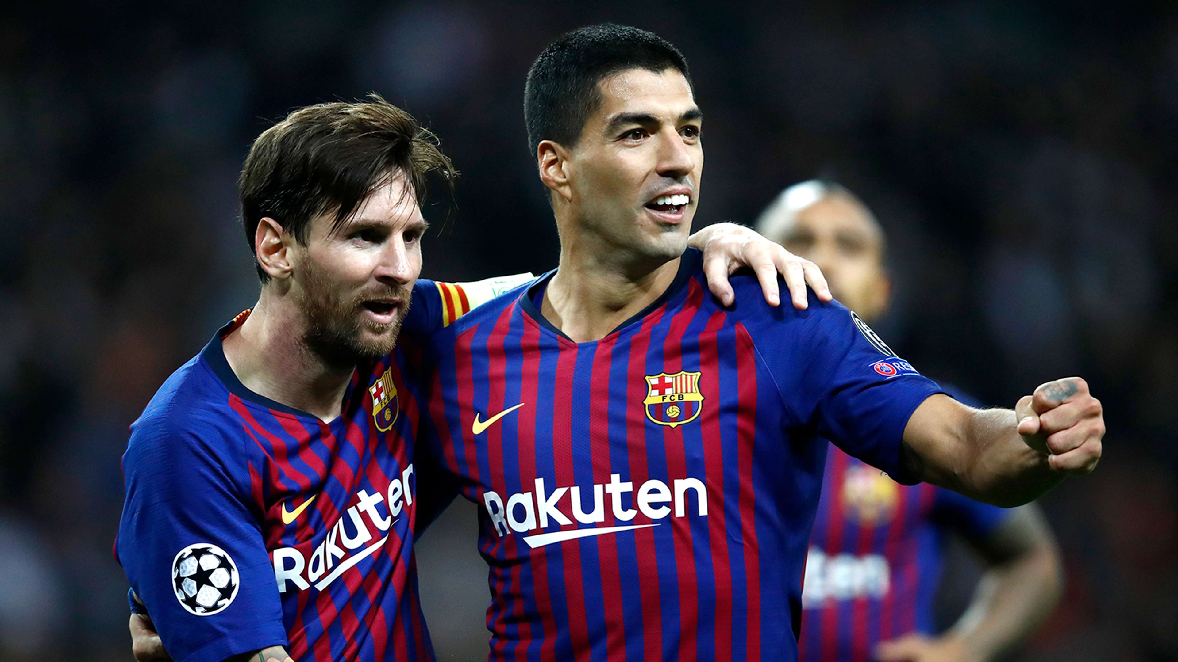 Lionel Messi Luis Suarez Barcelona Champions League 2018-19