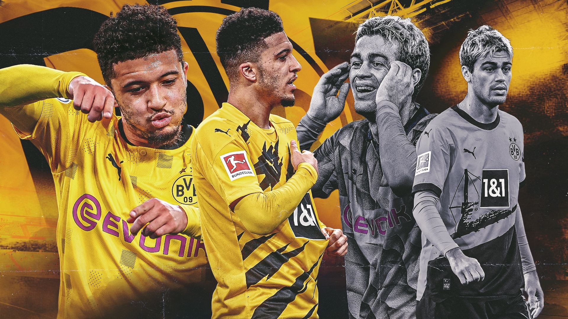 Jadon Sancho Gio Reyna Dortmund GFX