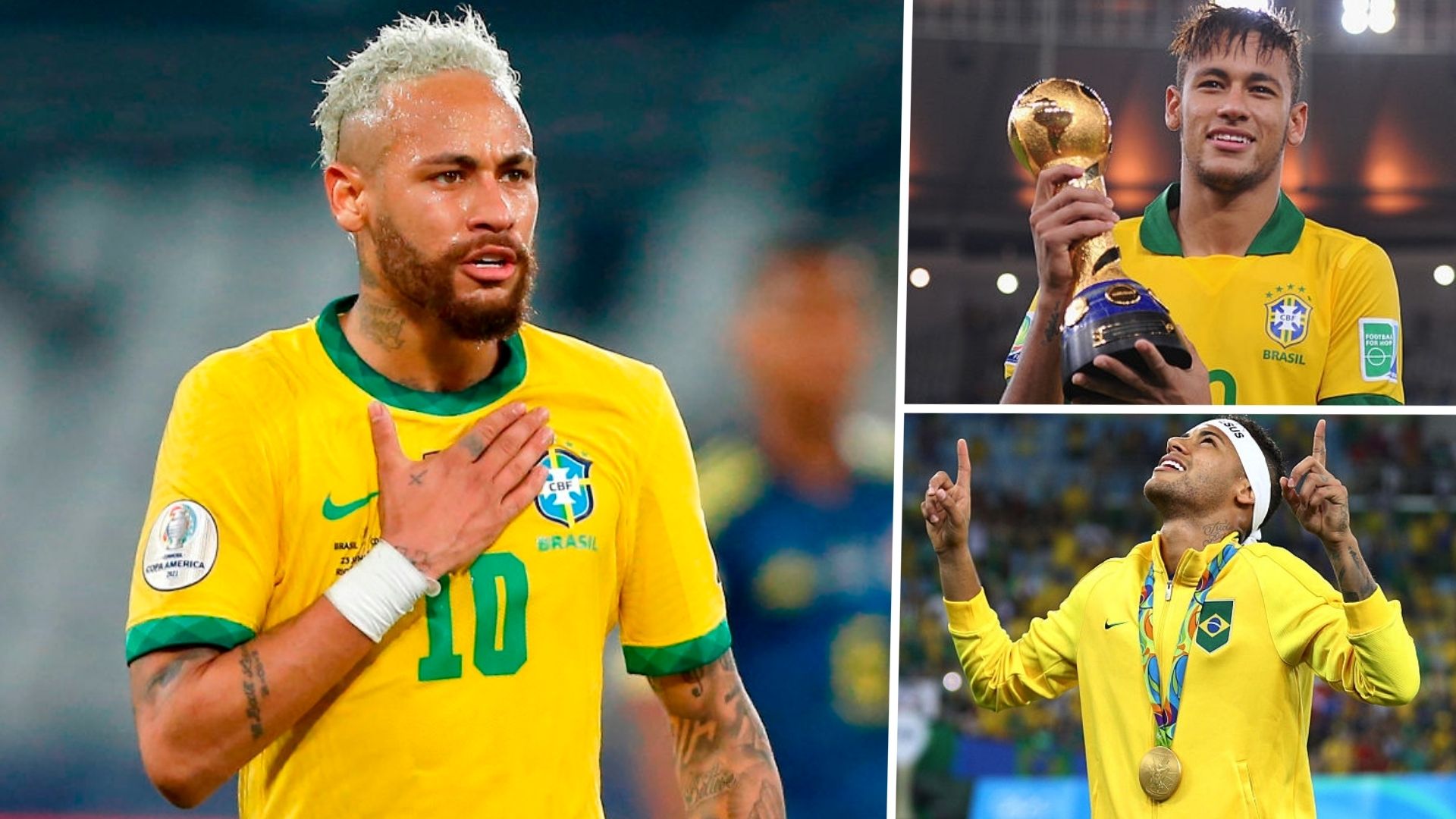 Trofeos de neymar ganados con Brasil