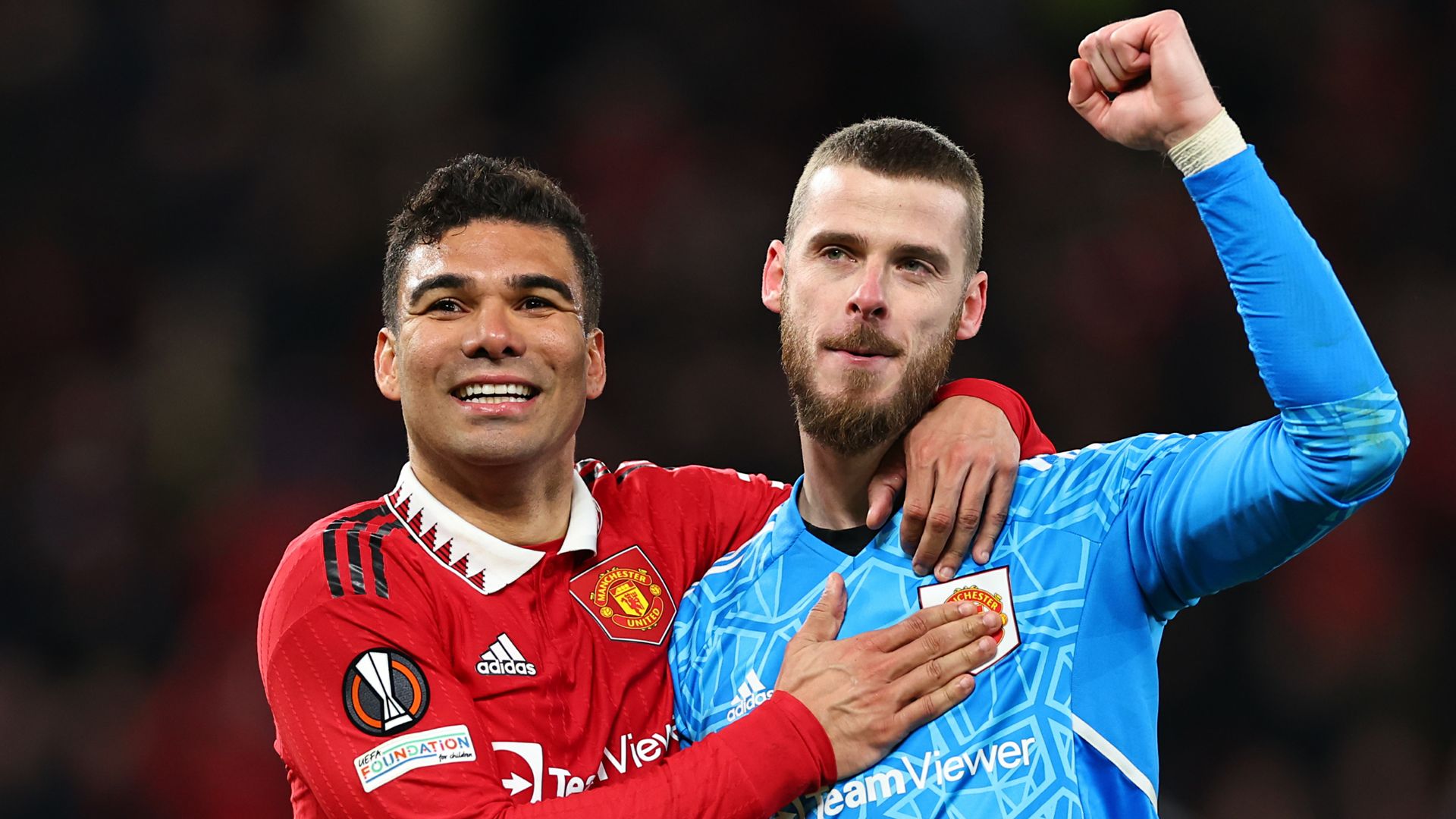 Casemiro David de Gea Manchester United Barcelona 2022-23