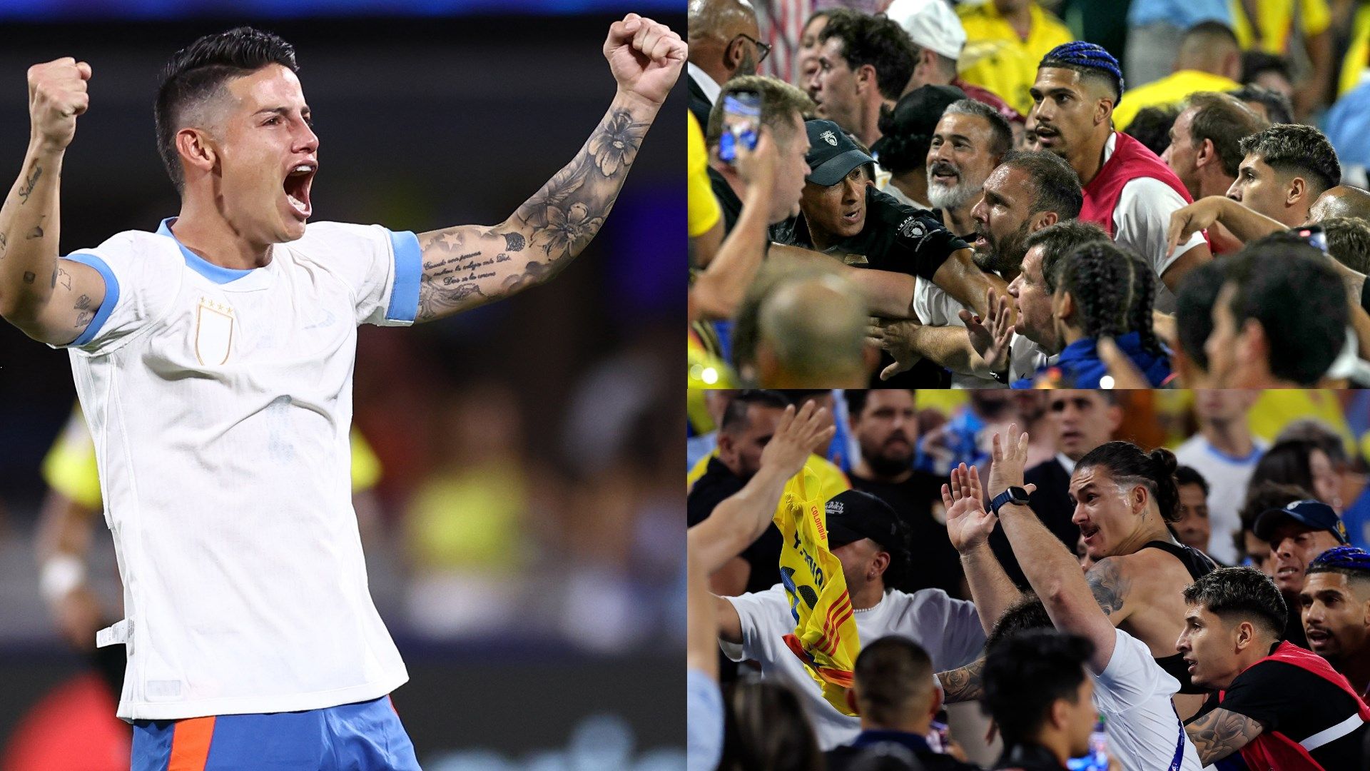 Colombia Uruguay Split