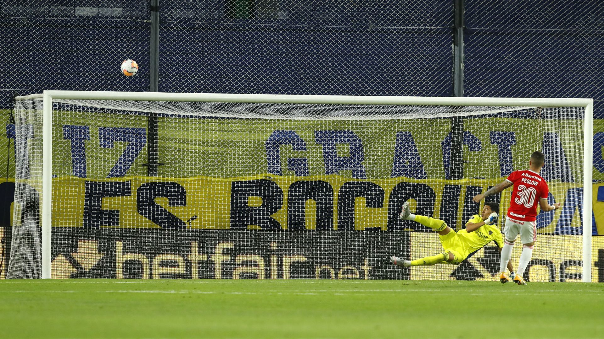 definicion penales Andrada Boca Juniors Internacional Libertadores 09122020