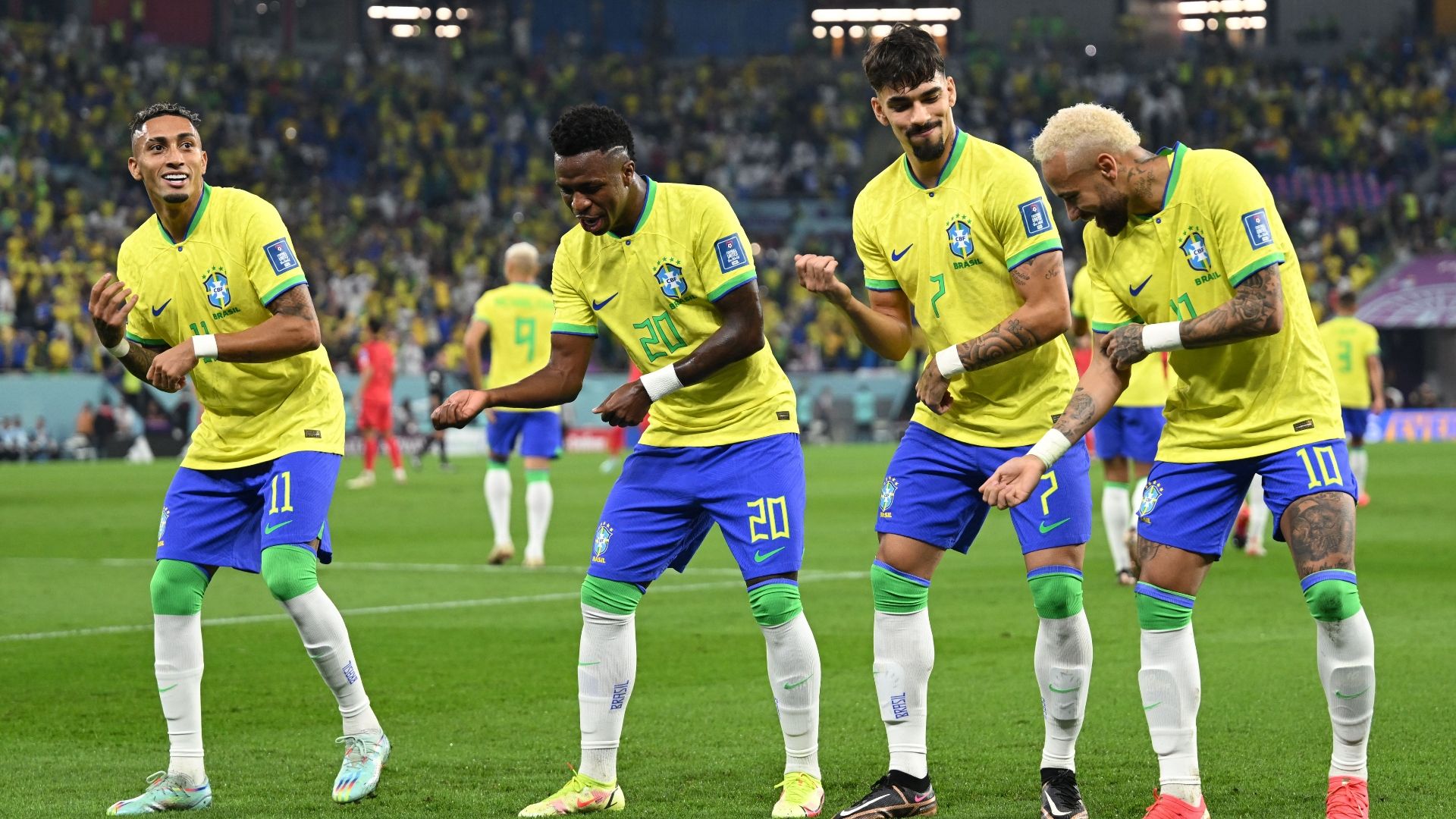 Brasil Neymar Paquetá Raphinha Vinicius Qatar 2022 