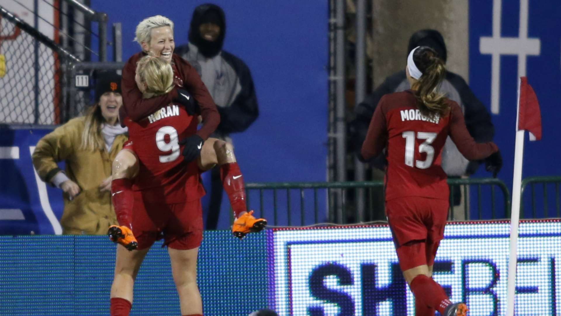 Megan Rapinoe Lindsey Horan Alex Morgan USWNT Germany