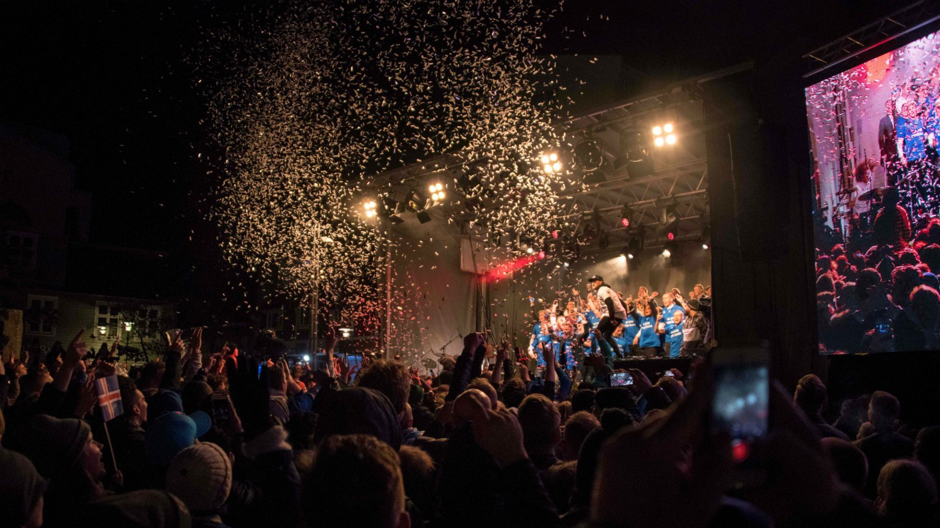 Iceland celebration World Cup