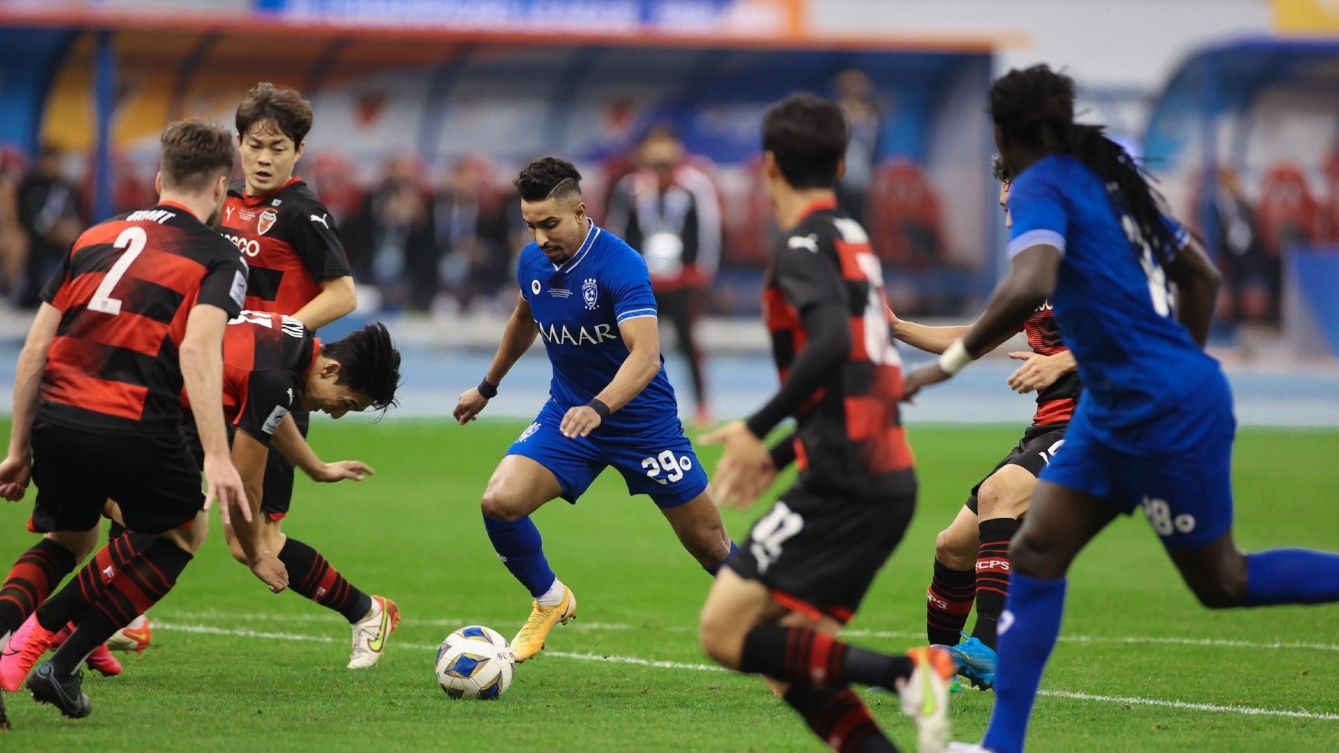 Salem Al-Dawsari - hilal - pohang 23-11-2021 الهلال - سالم الدوسري - بوهانج