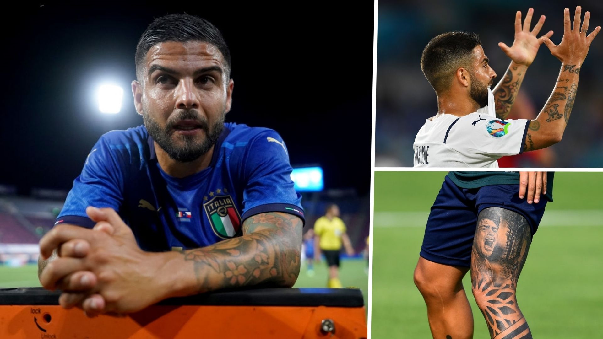 Todos los tatuajes de lorenzo insigne