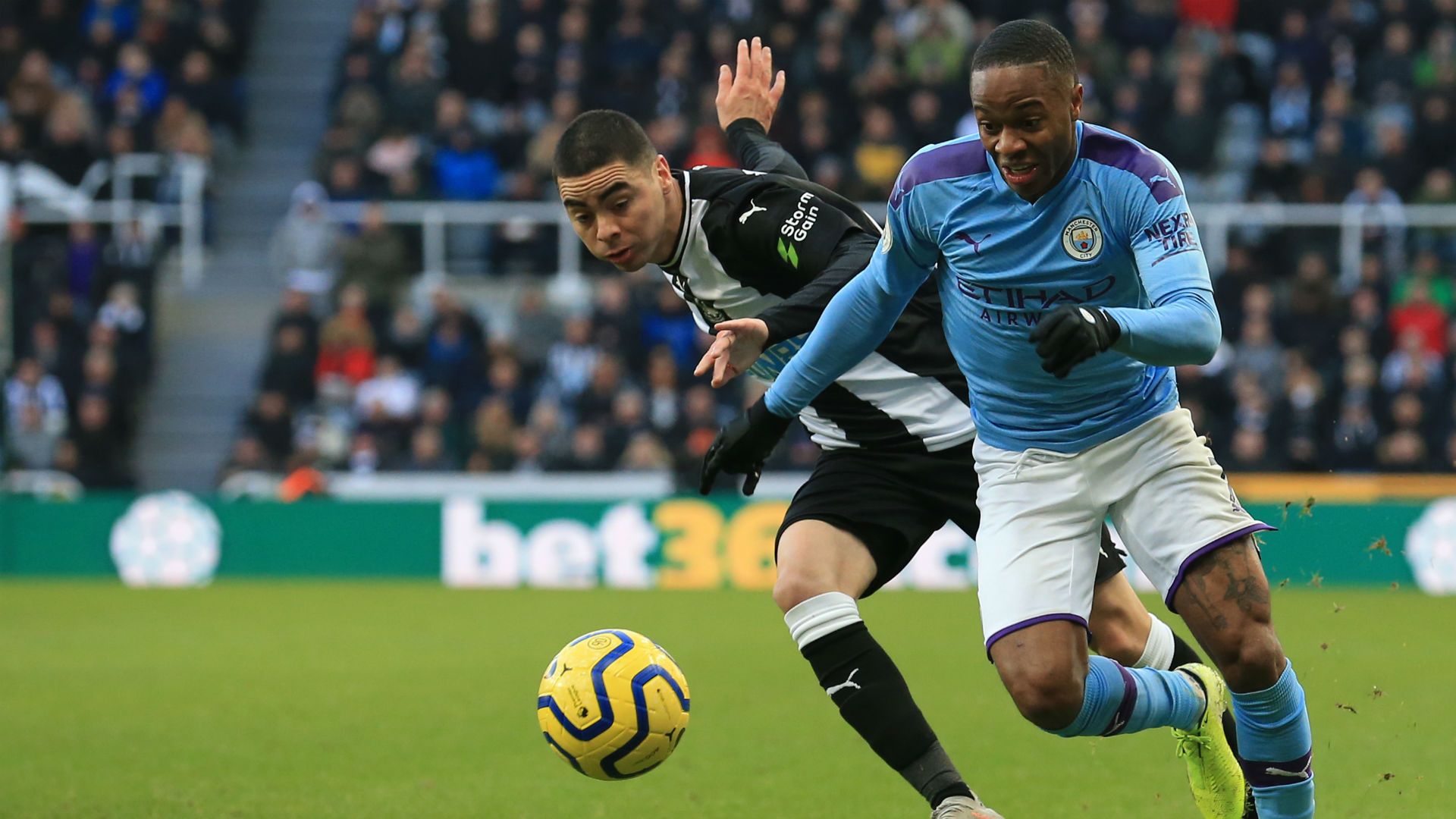 Raheem Sterling Newcastle United v Manchester City 11302019