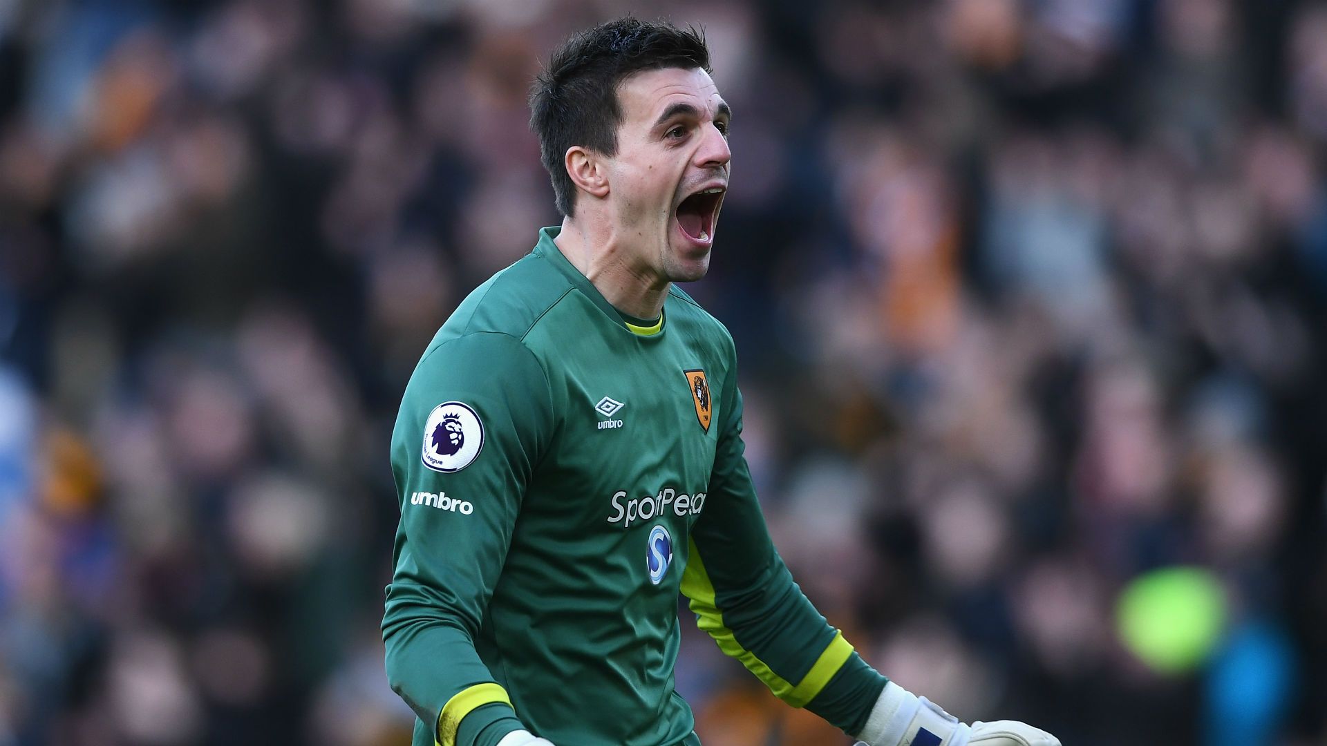Eldin Jakupovic Premier League Hull v Liverpool 040217