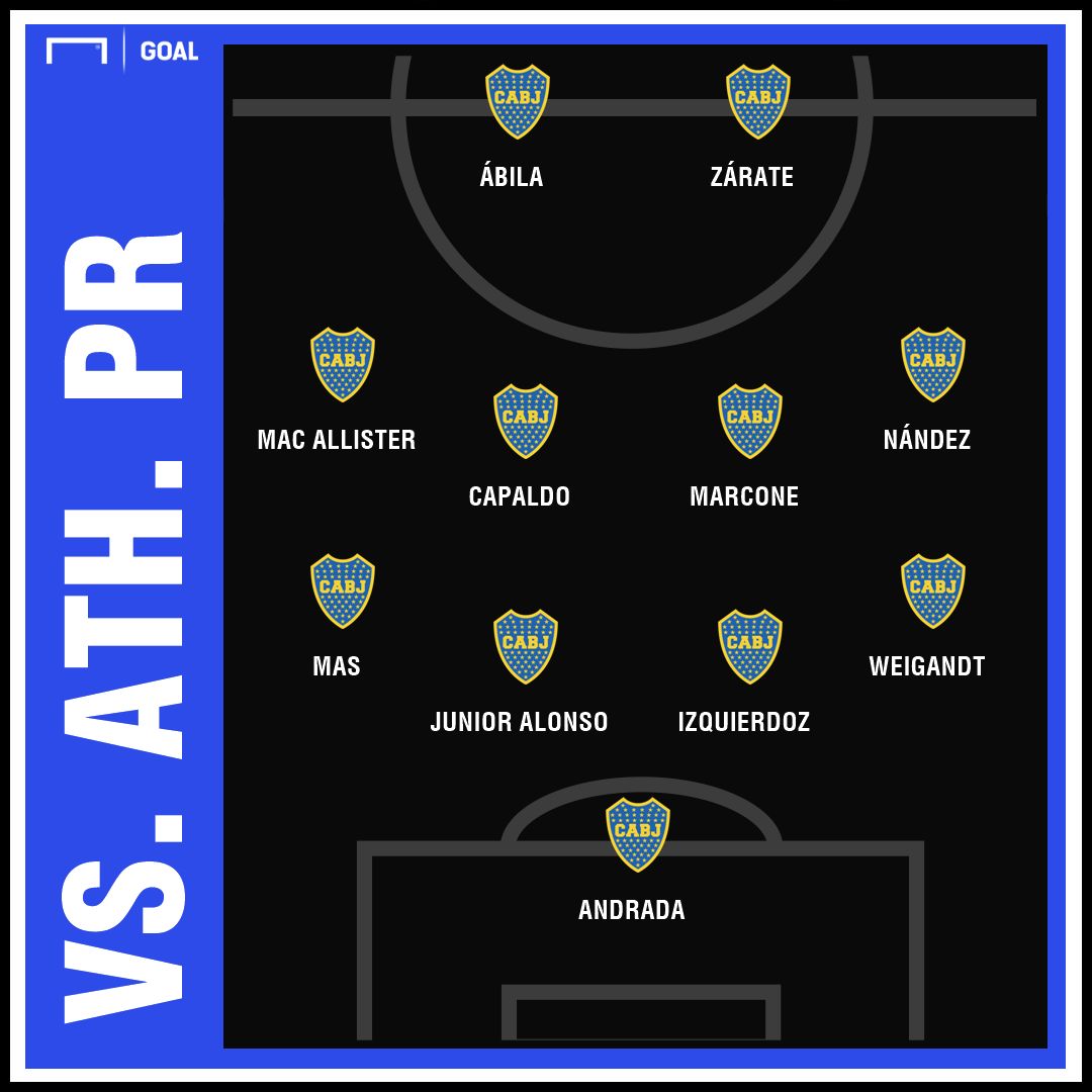 Boca vs. Paranaense GFX