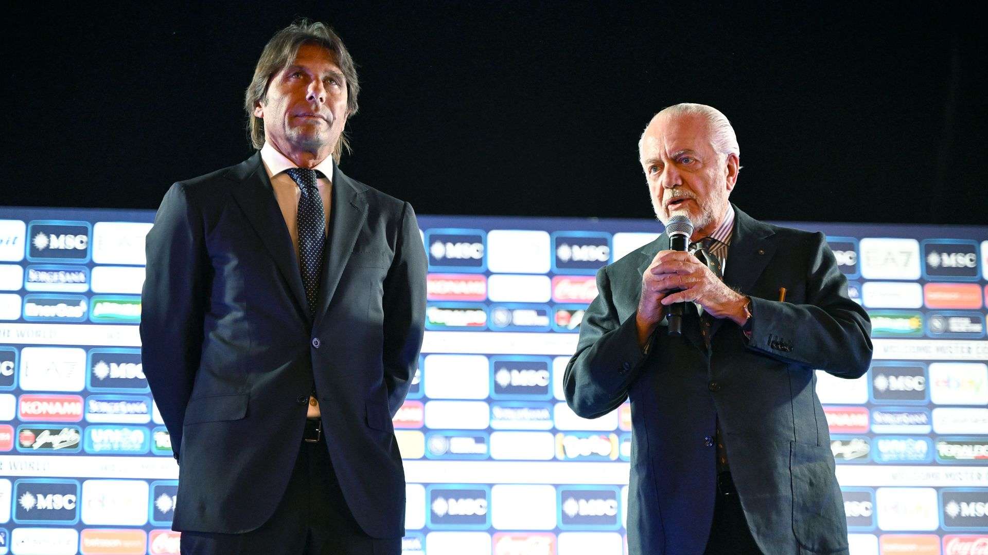 Aurelio De Laurentiis Antonio Conte Napoli