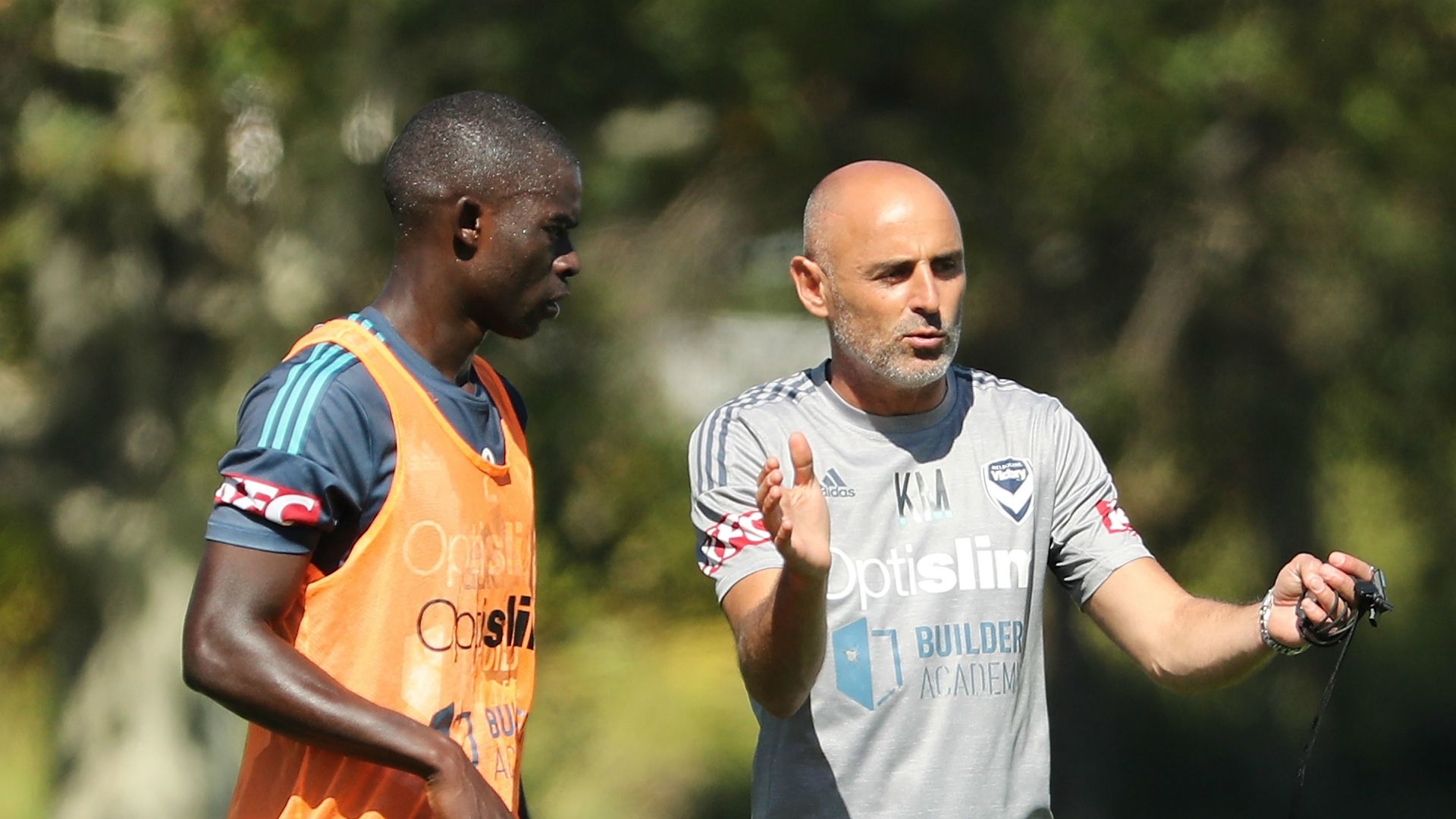 Jason Geria Kevin Muscat Melbourne Victory A-League 08032017