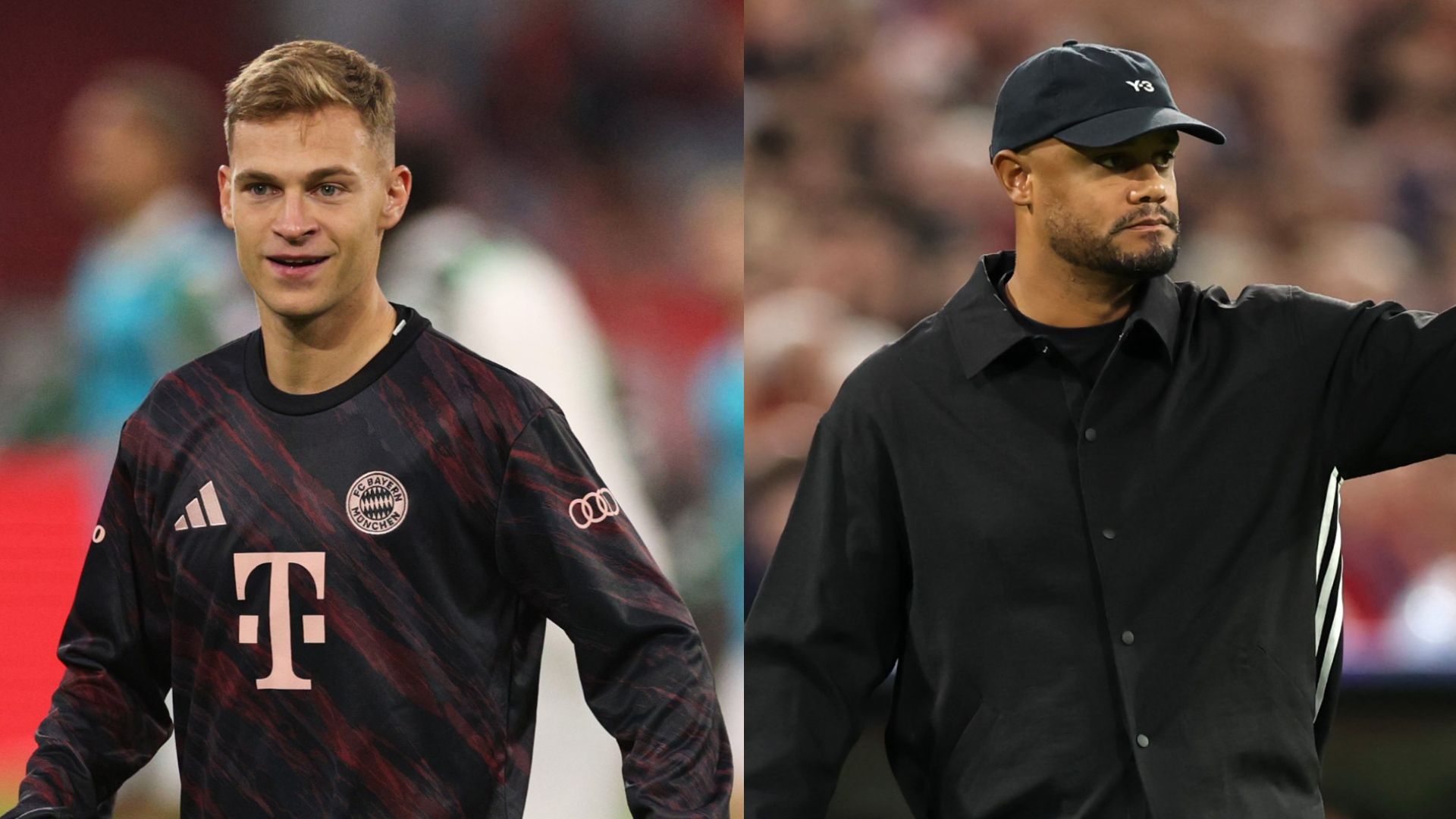 Vincent Kompany and Joshua Kimmich