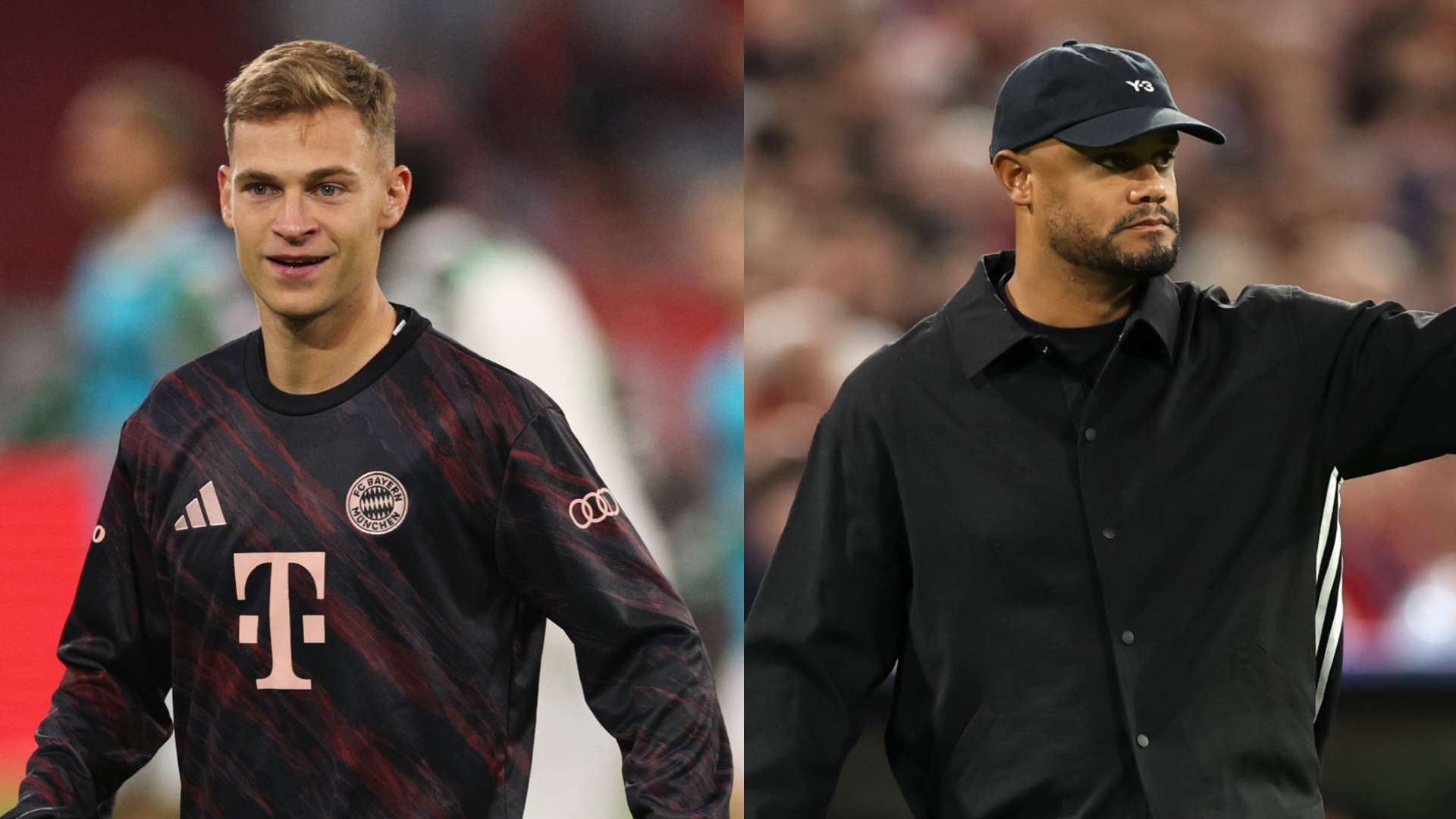 Vincent Kompany and Joshua Kimmich