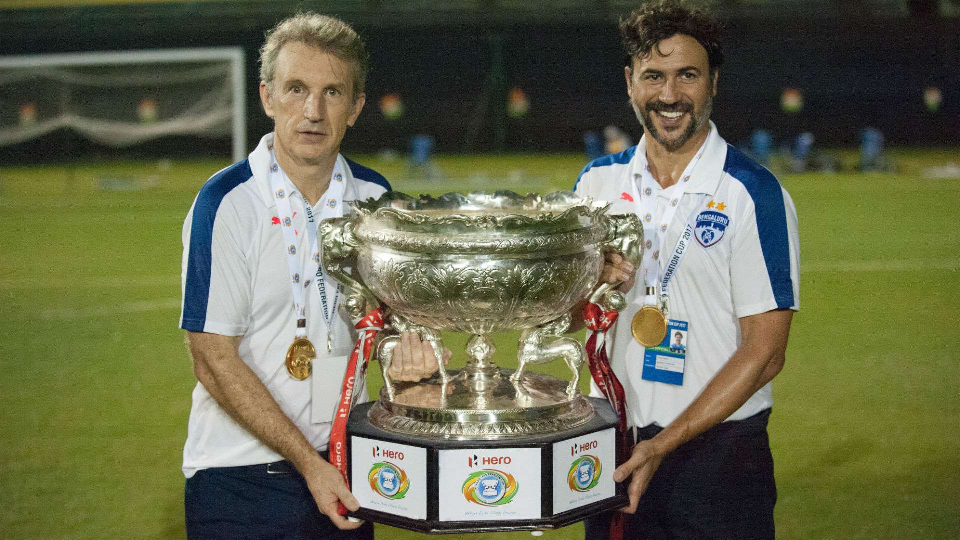 Albert Roca Carles Cuadrat Bengaluru FC Mohun Bagan Federation Cup Final 2017