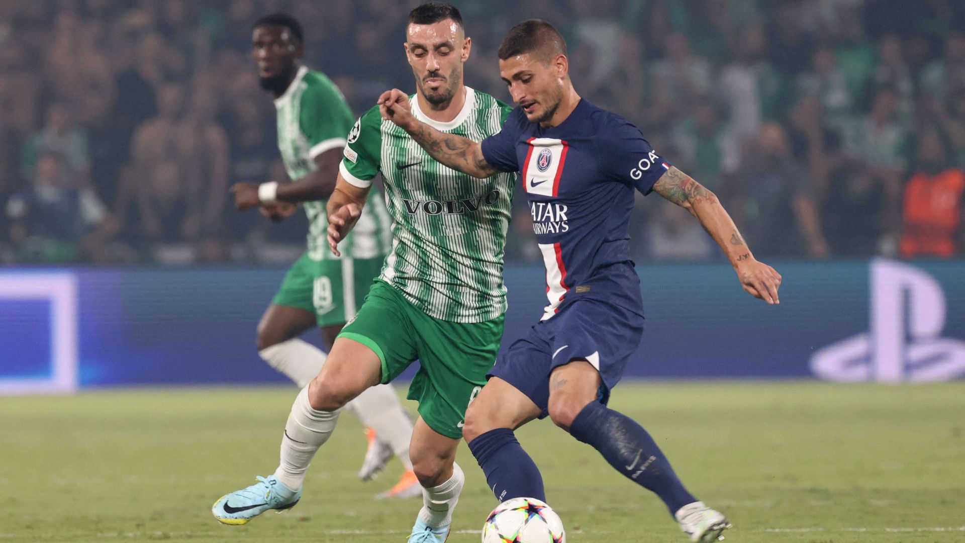 Marco Verratti Maccabi Haifa PSG Champions League 14092022