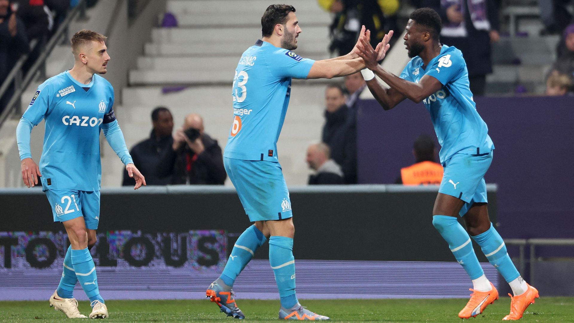 Chancel Mbemba Sead Kolasinac Toulouse Marseille Ligue 1 19022023