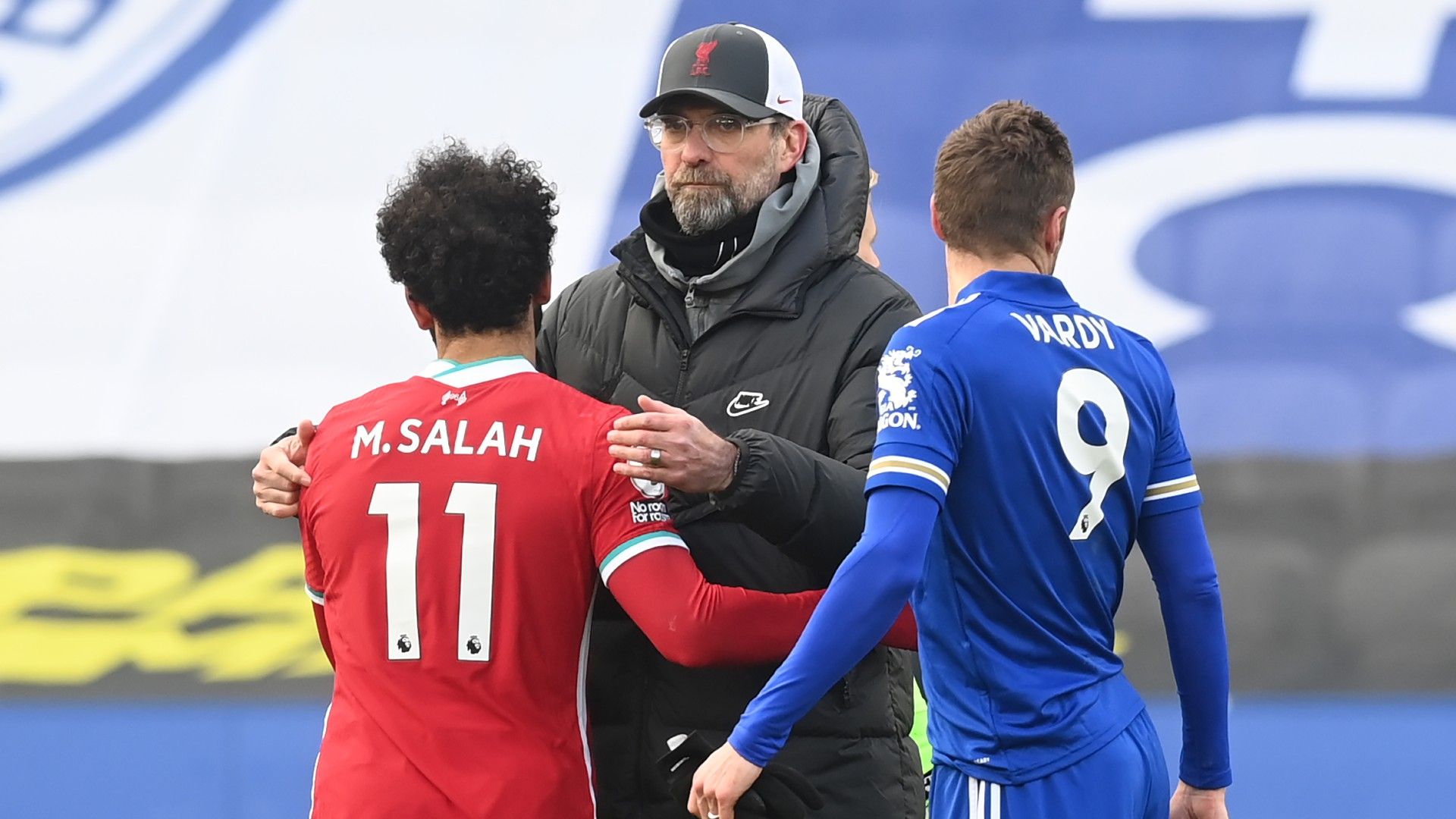Jurgen Klopp Mohamed Salah Liverpool Leicester 2020-21