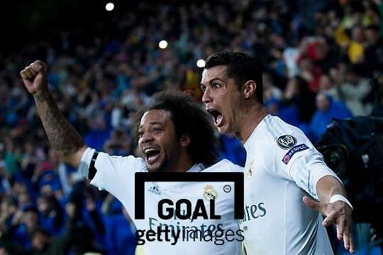 레알 마드리드 전 동료 마르셀루(좌)와 호날두(우). 사진=게티이미지