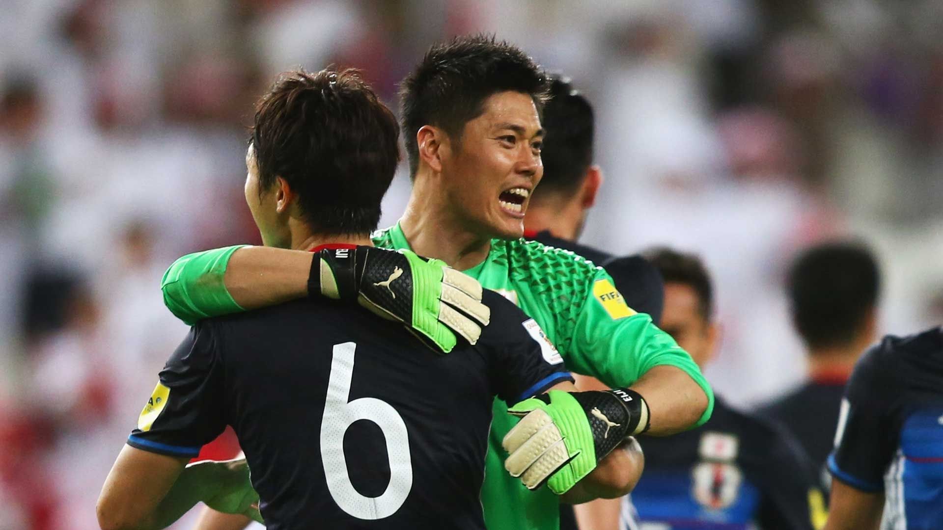 Eiji Kawashima and Masato Morishige of Japan
