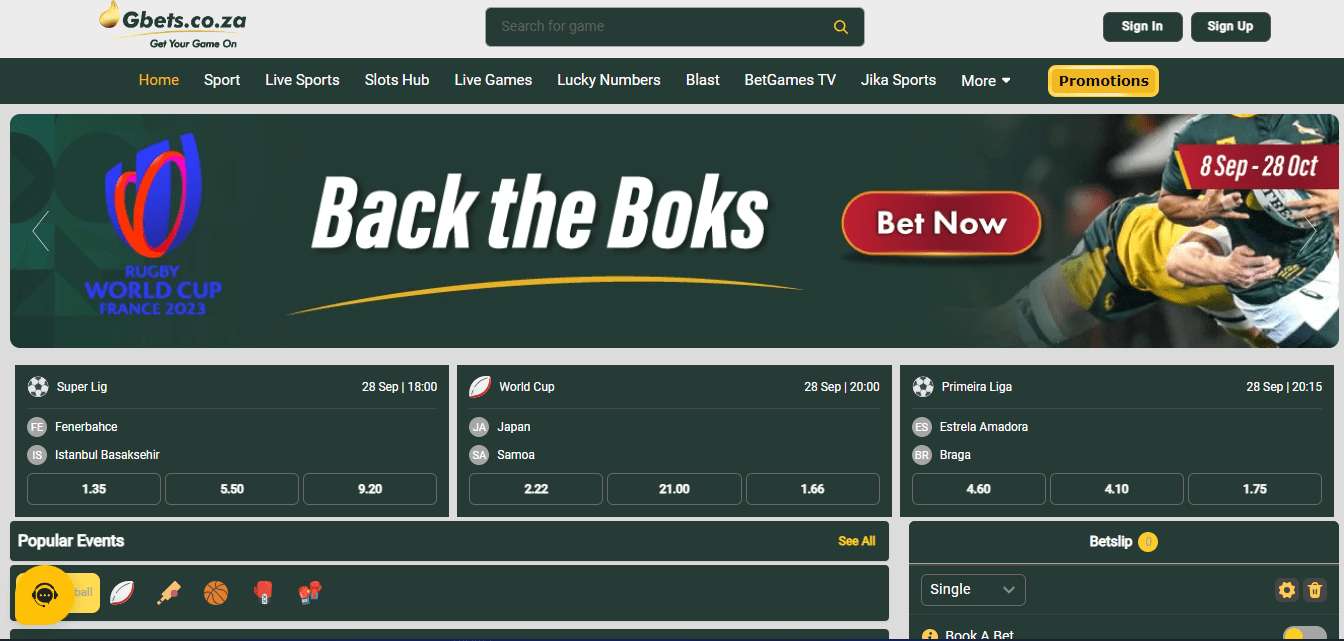how to place a soccer bet on gbets? 