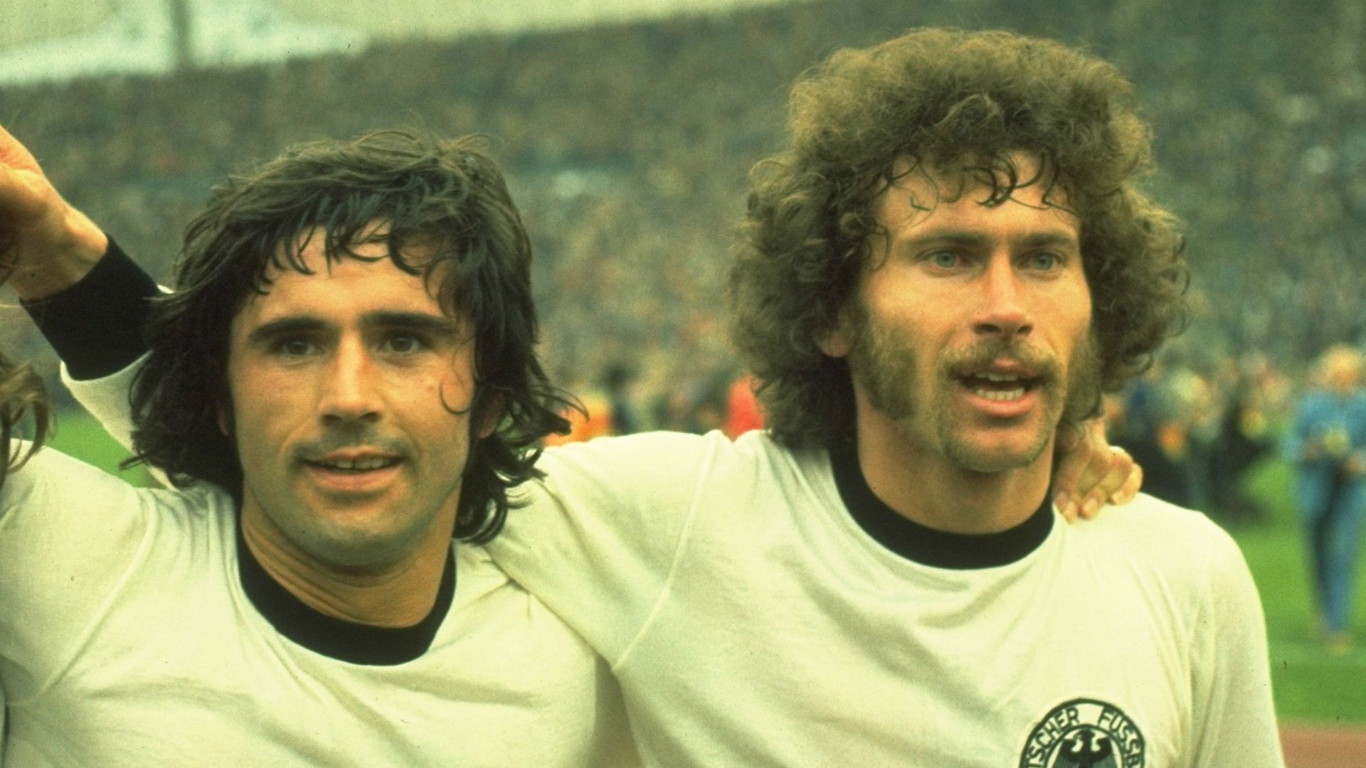Gerd Müller Paul Breitner West Germany 1974 World Cup 07071974
