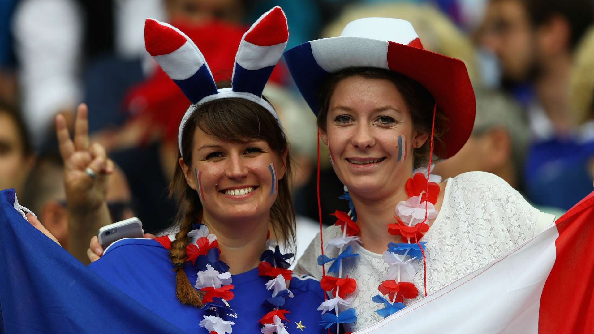 France fans Stade de France 06102016