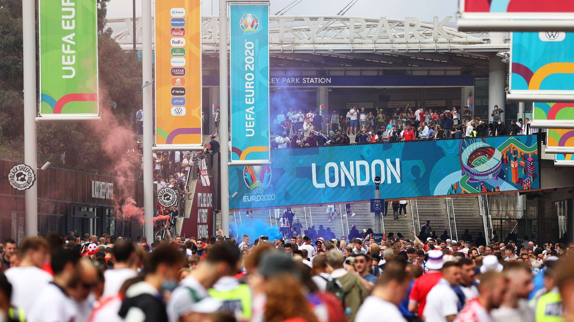 Wembley Station England vs Italy Euro 2020 final