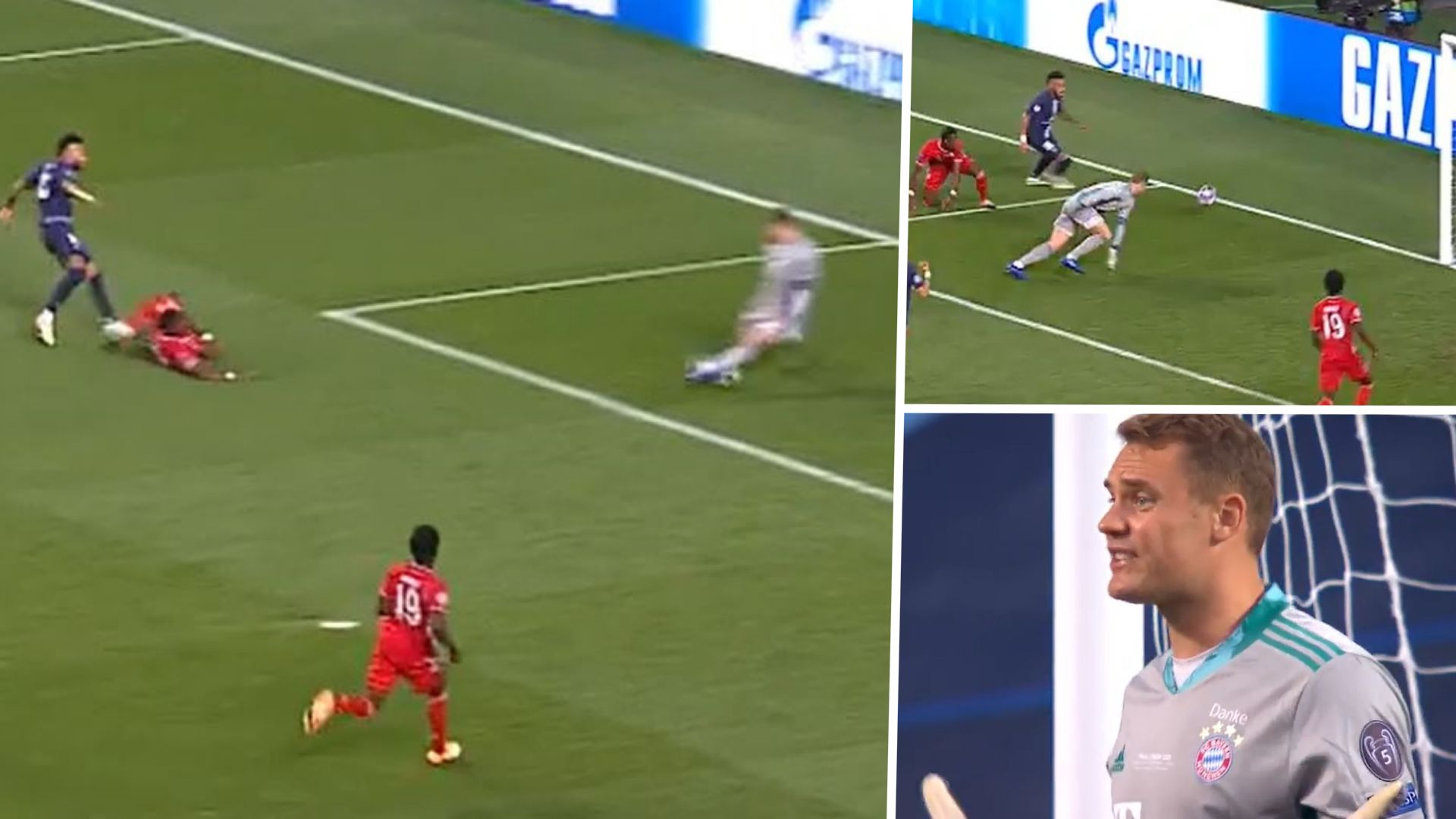 BAYERN NEUER PSG CHAMPIONS LEAGUE PARADE FINALE