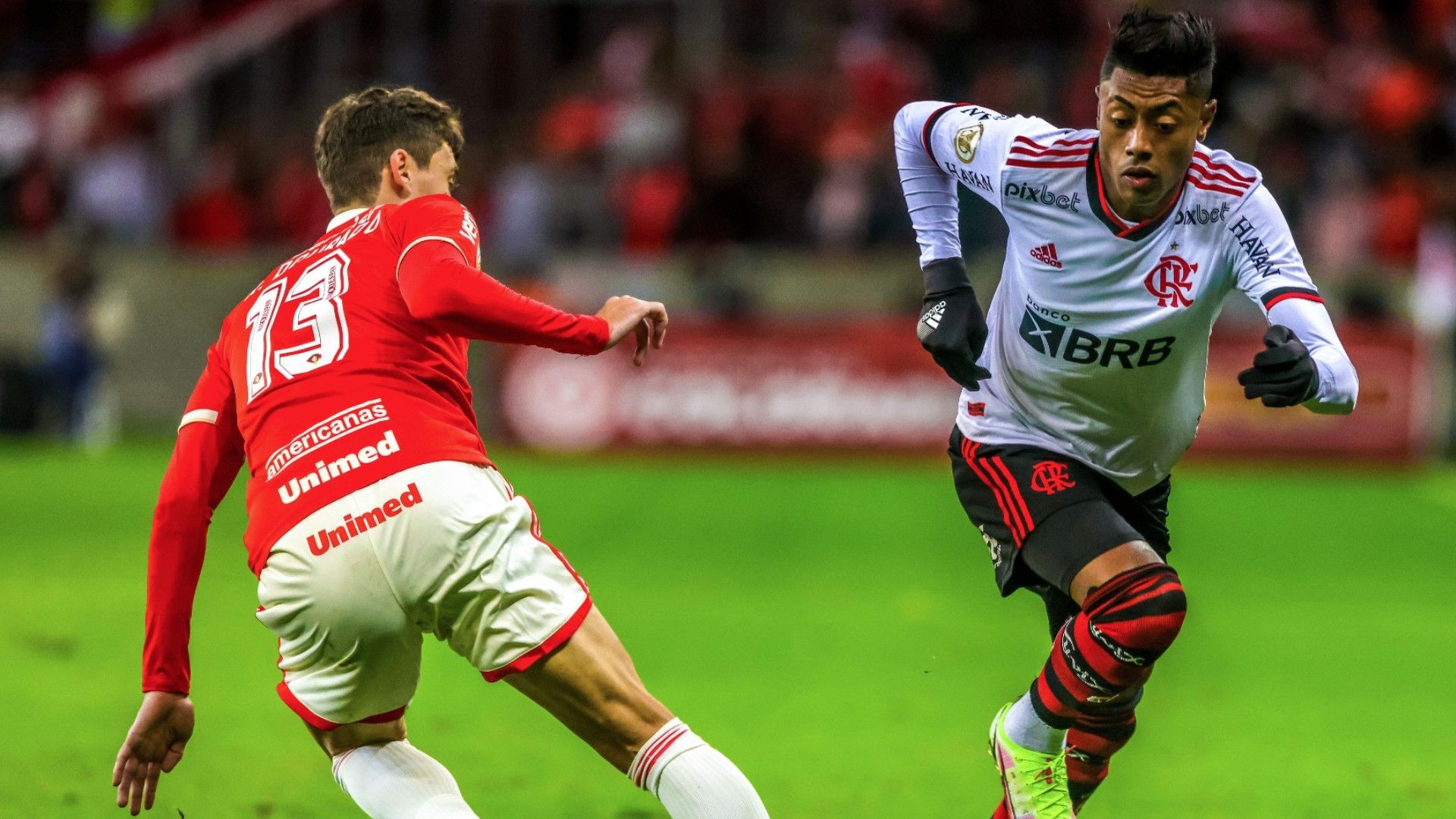 Internacional Flamengo Bruno Henrique Brasileirão 11 06 2022
