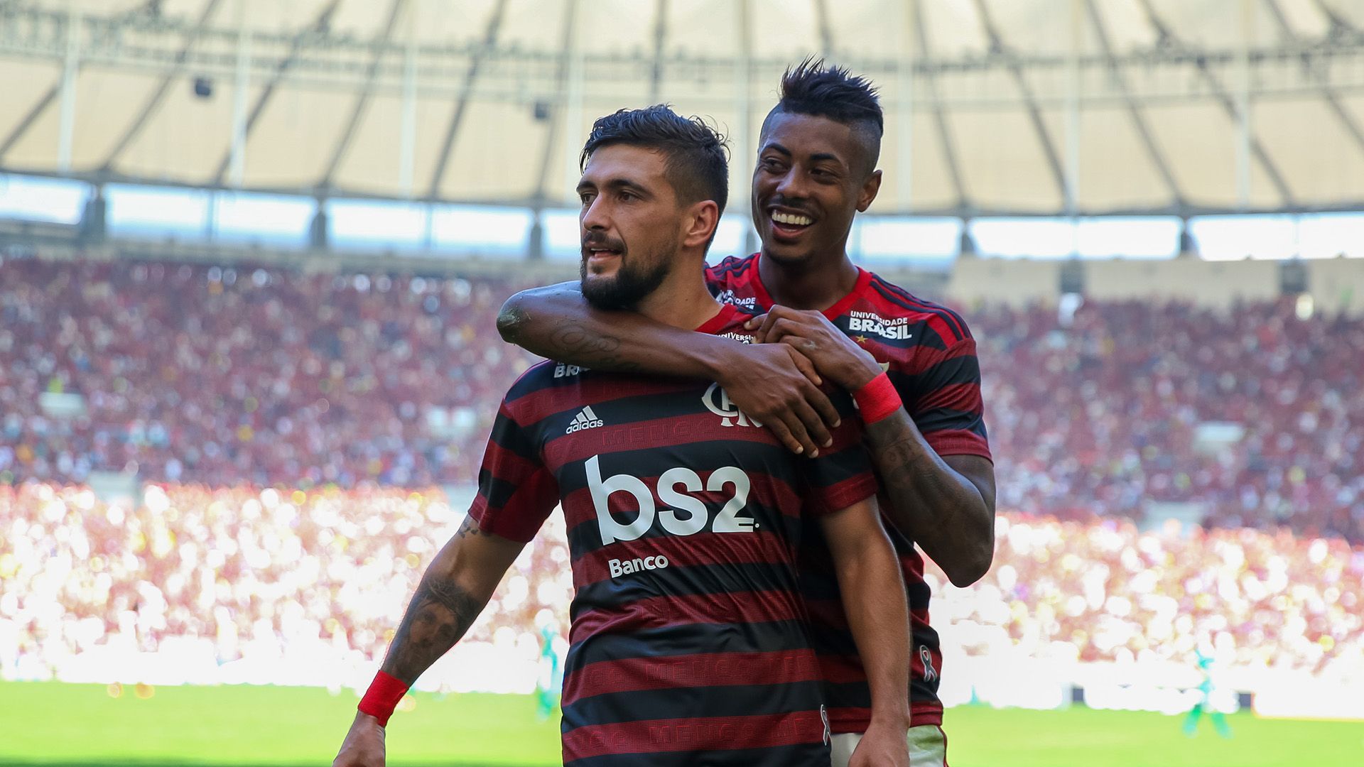 Arrascaeta Bruno Henrique Flamengo Goiás Brasileirão Série A 14072019
