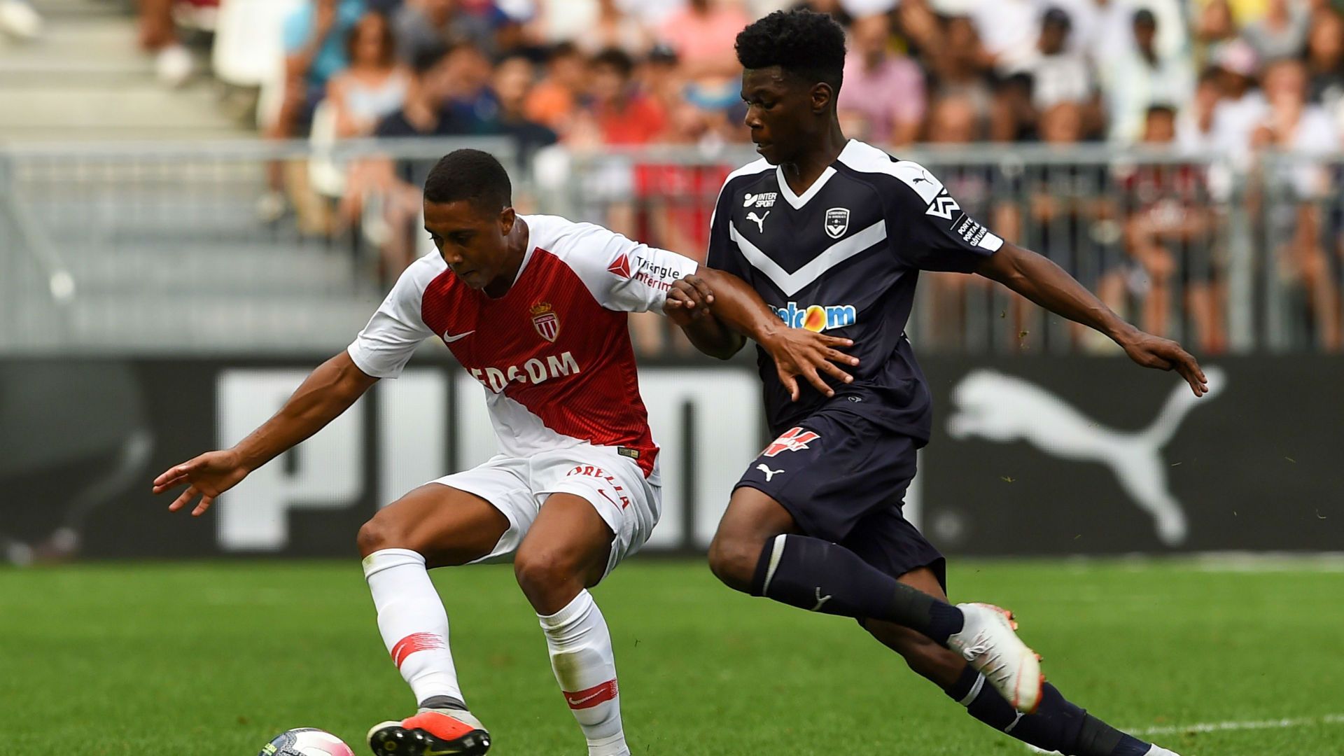 Bordeaux Monaco Youri Tielemans Aurelien Tchouameni 26082018 Ligue 1