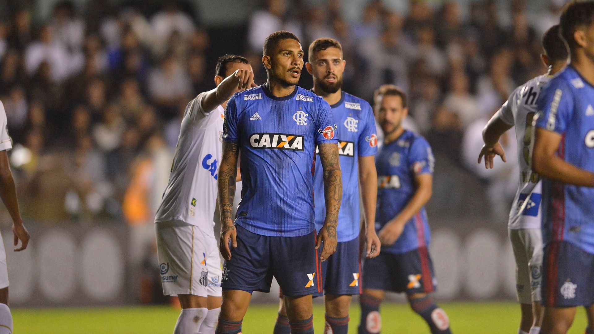 Paolo Guerrero Santos Flamengo Brasileirao Serie A 25072018