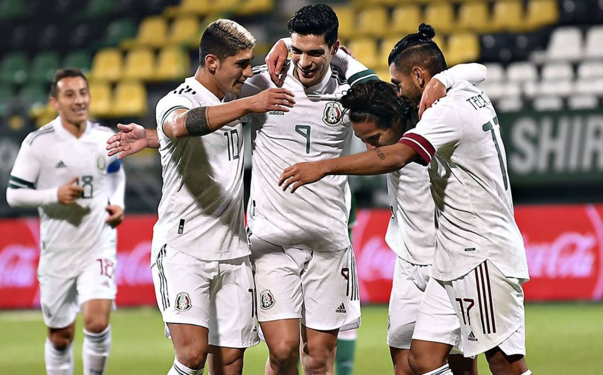 Selección mexicana / Raúl Jiménez, Alan Pulido, Diego Lainez, Tecatito Corona