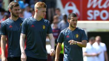 Kevin de Bruyne Eden Hazard Belgium